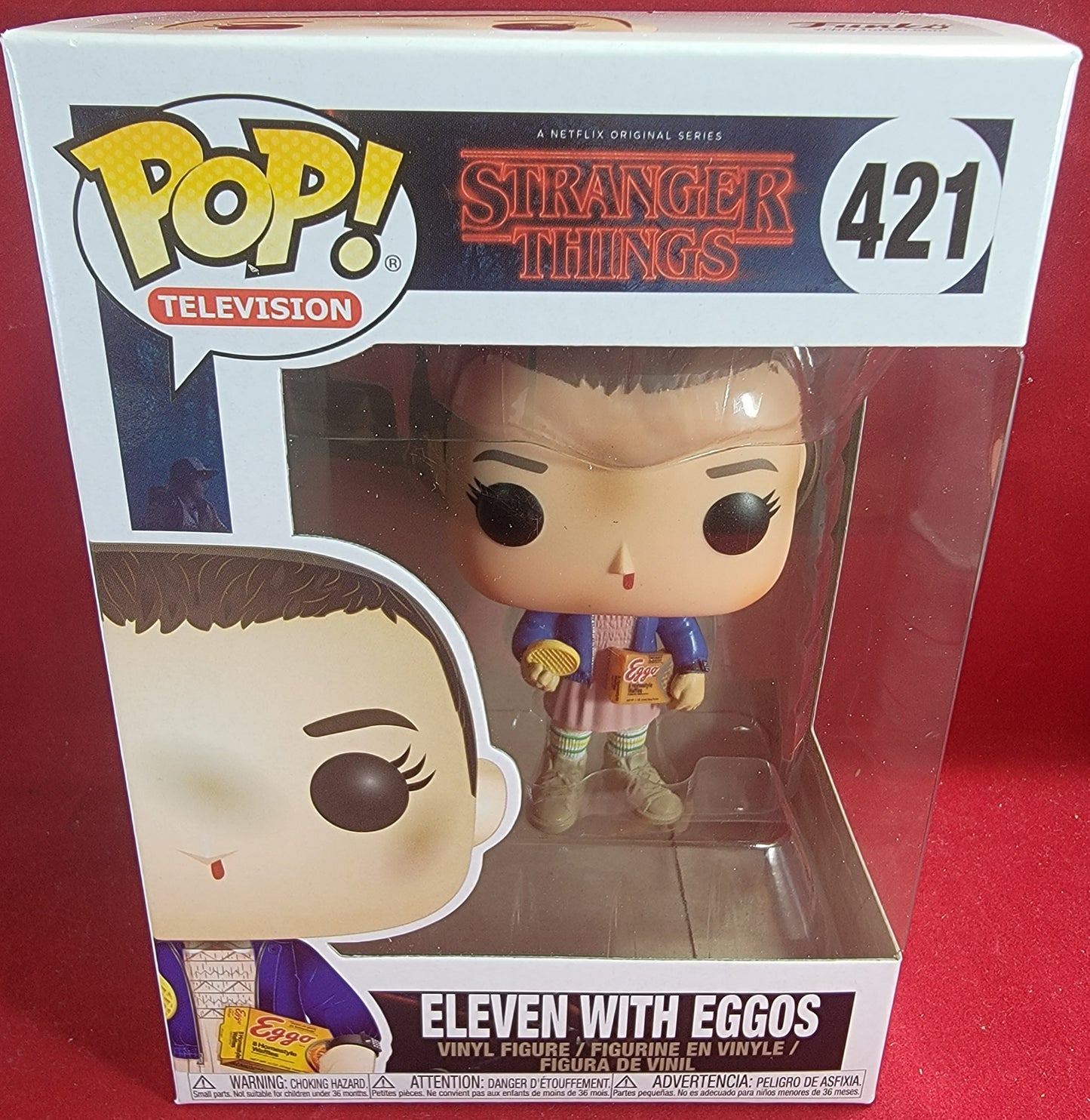 Eleven with eggos funko # 421 (nib)