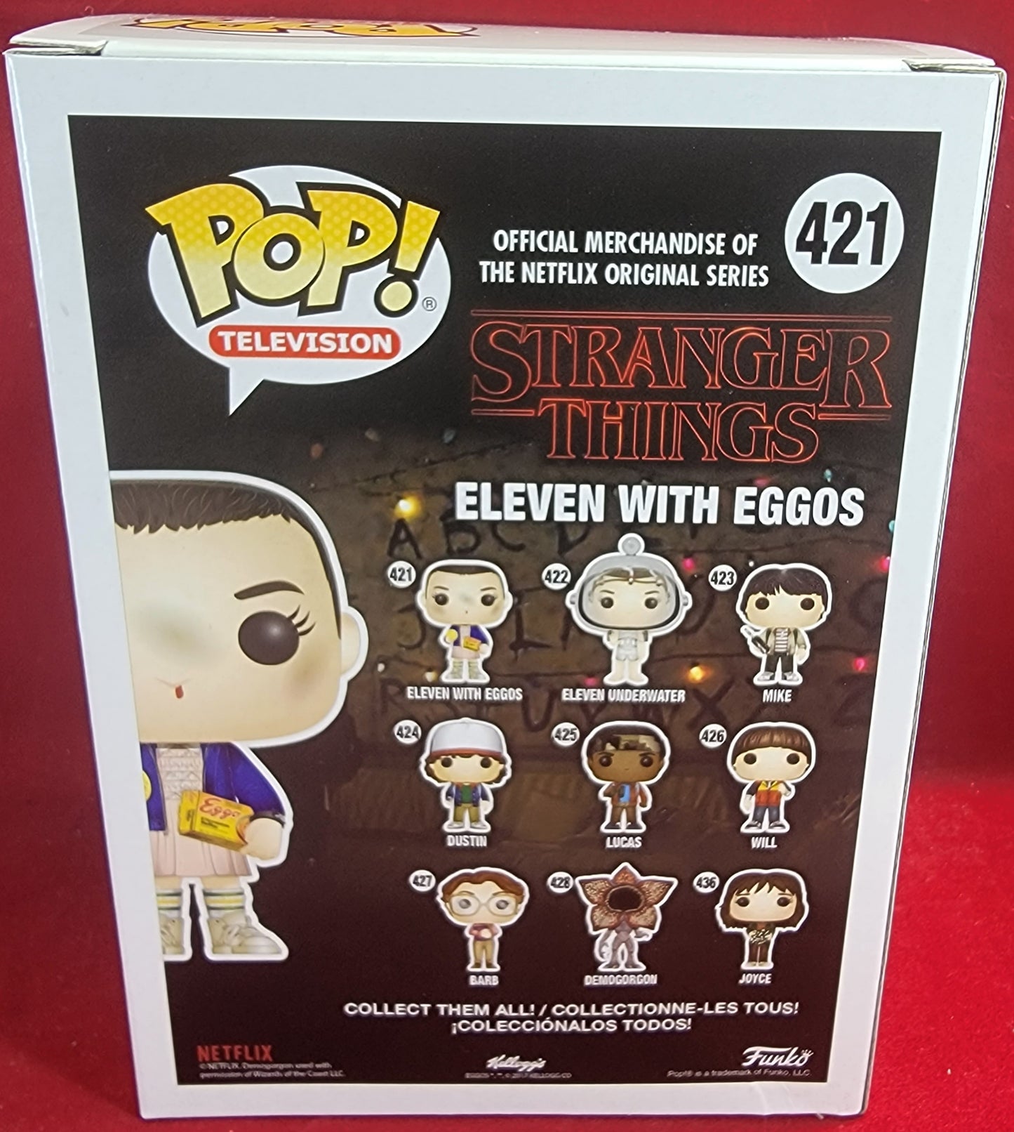 Eleven with eggos funko # 421 (nib)