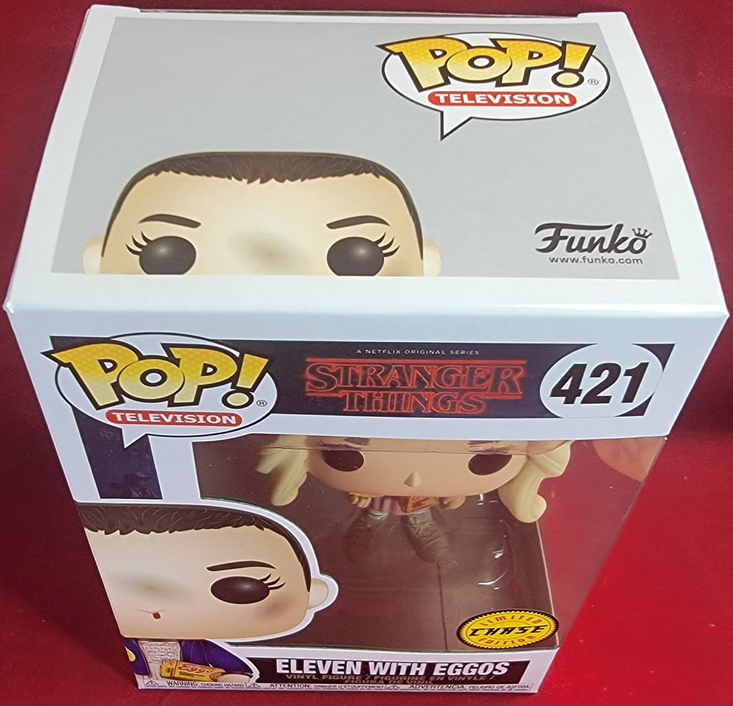 Eleven with eggos chase funko # 421 (nib)