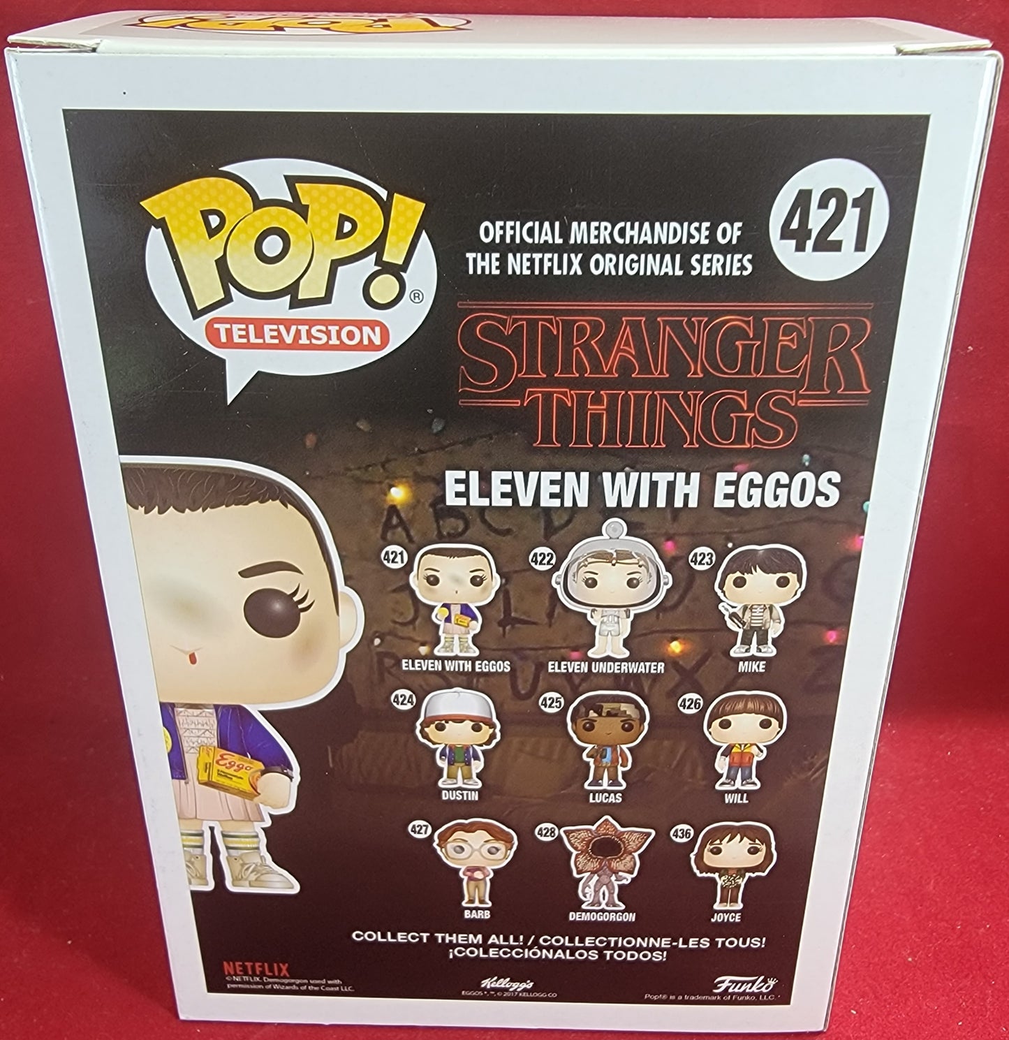 Eleven with eggos chase funko # 421 (nib)