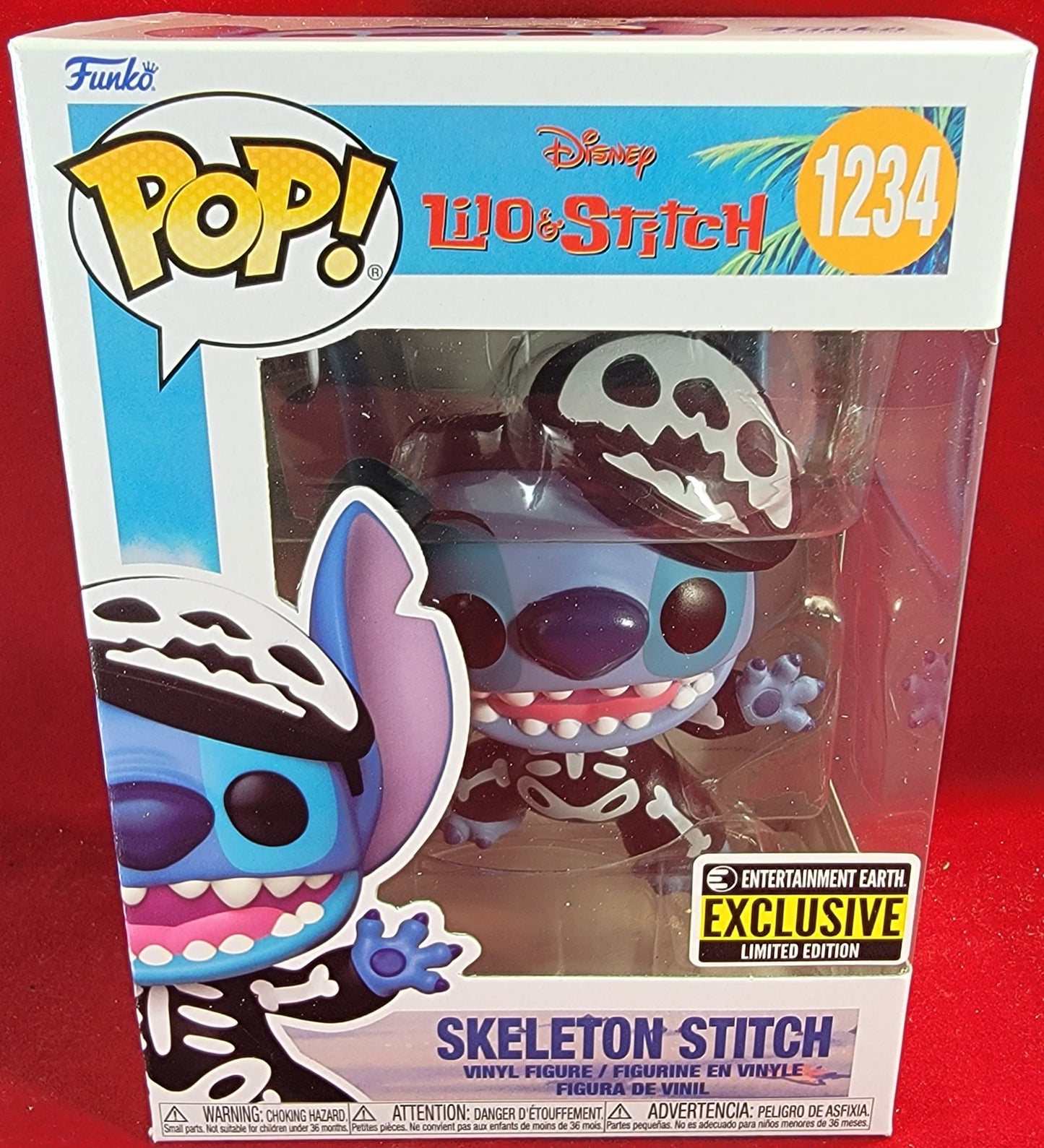 Skeleton stitch entertainment earth exclusive funko # 1234 (nib)