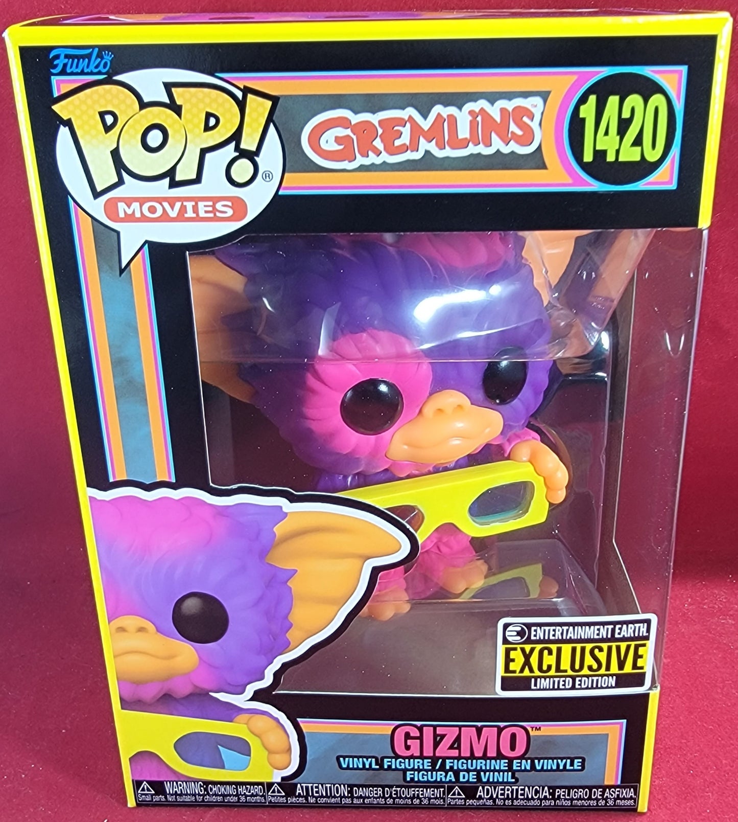 Gizmo entertainment earth exclusive funko # 1420 (nib)