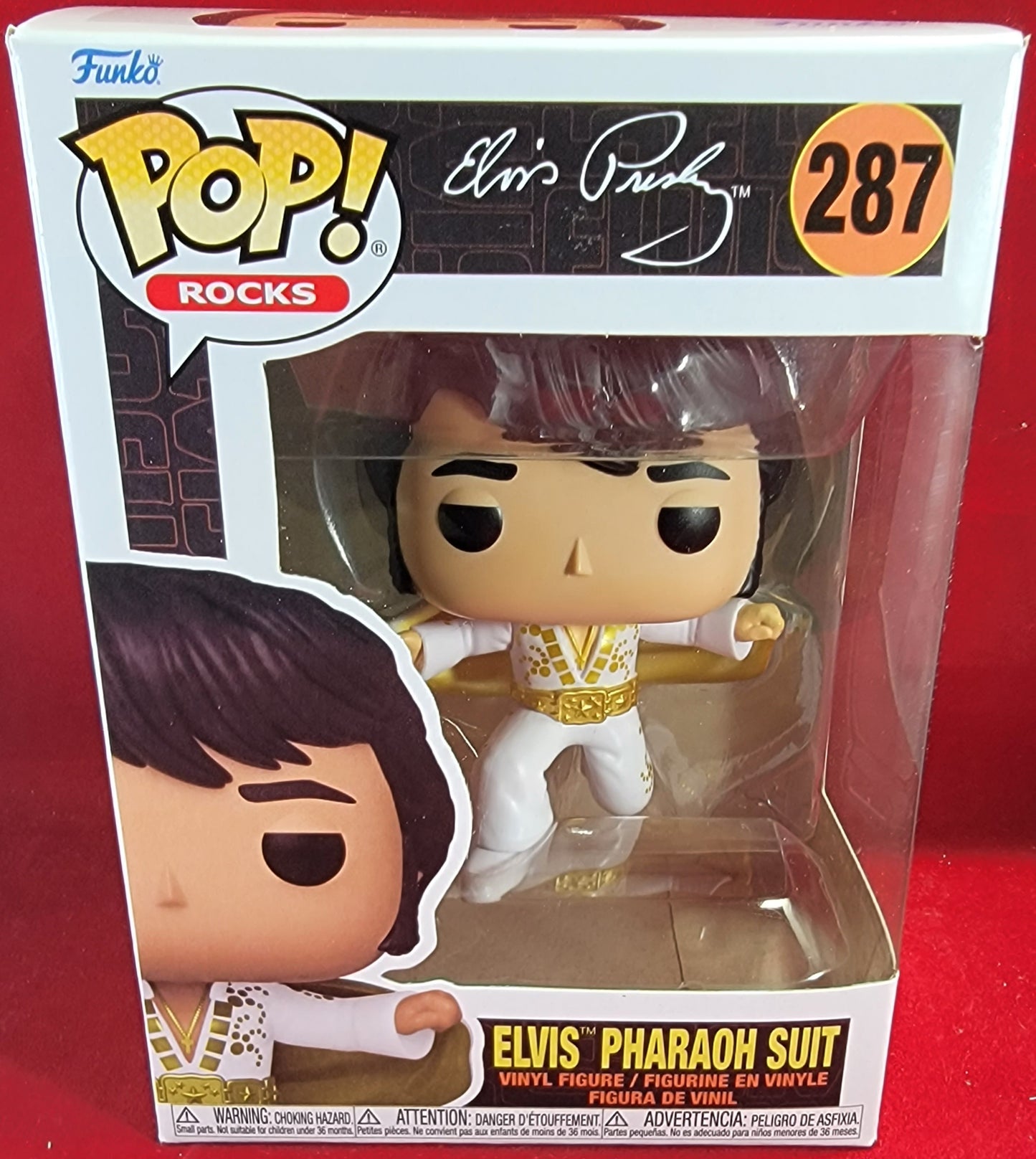 Elvis pharaoh suit funko # 287 (nib)