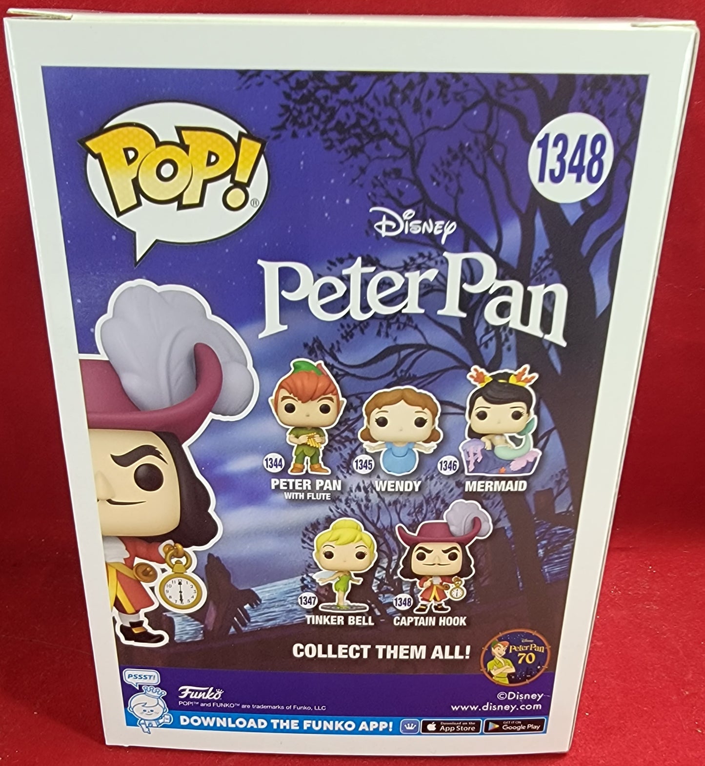 Captain hook funko # 1348 (nib)