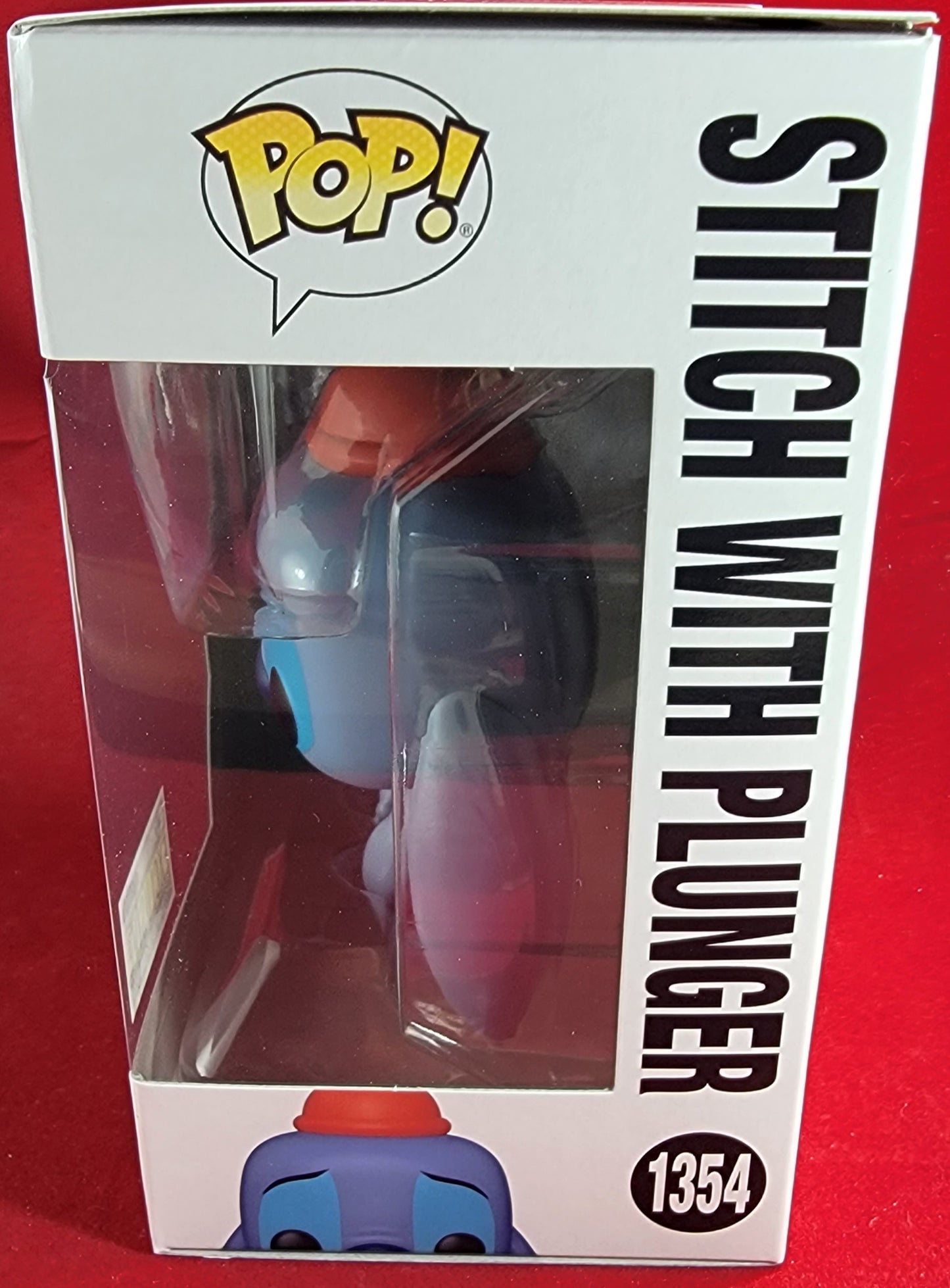 Stitch with plunger entertainment earth exclusive funko # 1354 (nib)