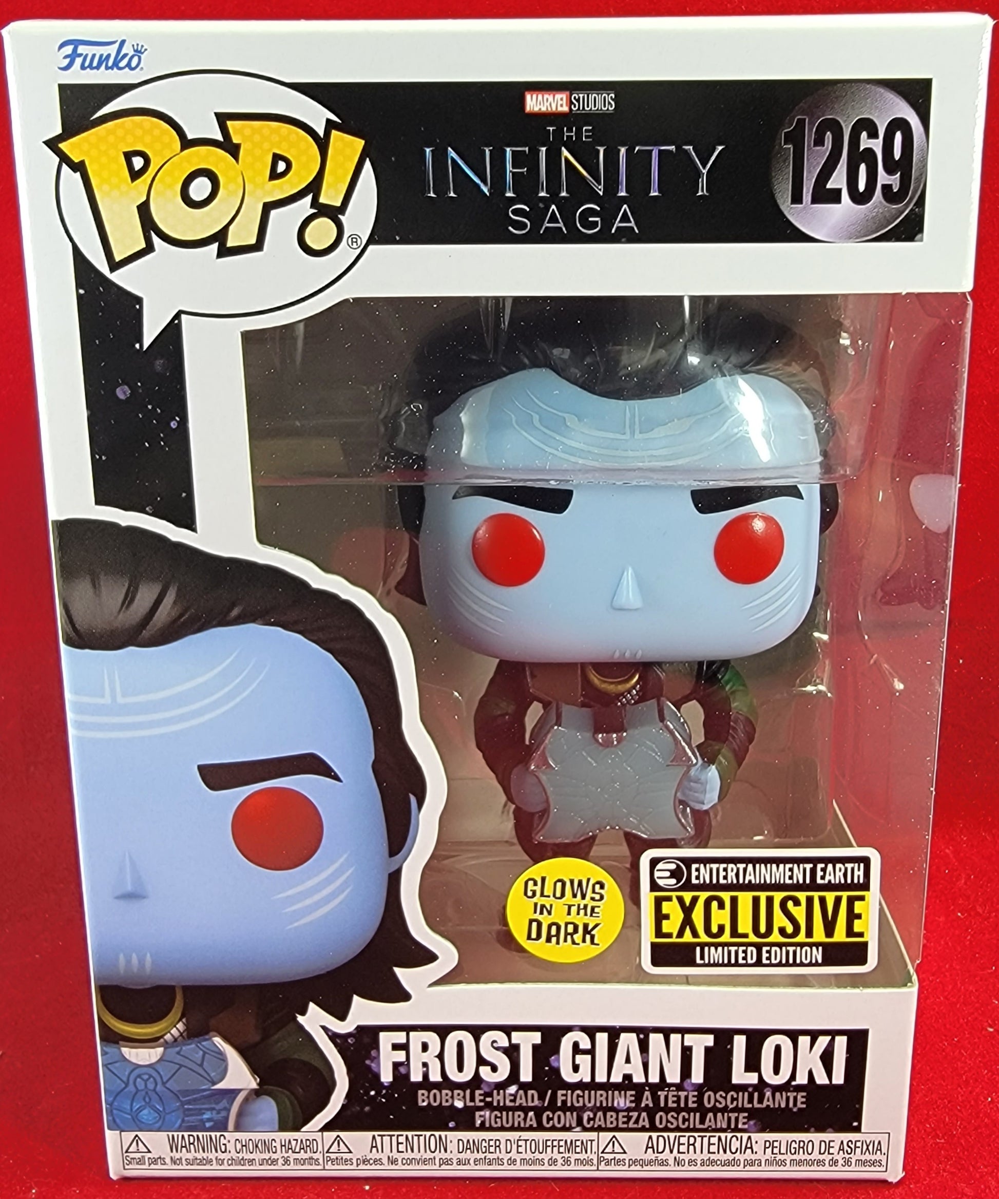 Funko Pop Infinity Saga 1269 - Frost Giant Loki (GITD) EXCLUSIVE  Entertainment Earth