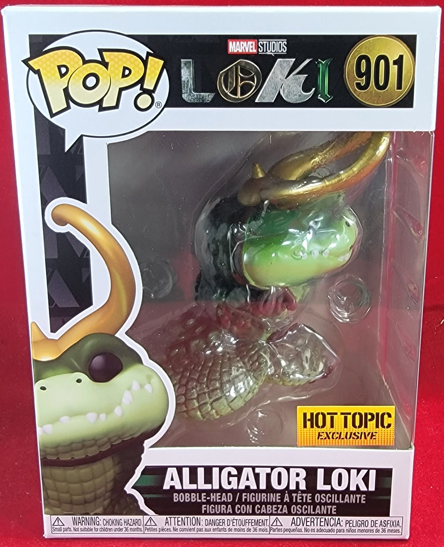Alligator loki hot topic exclusive funko # 901 (nib)