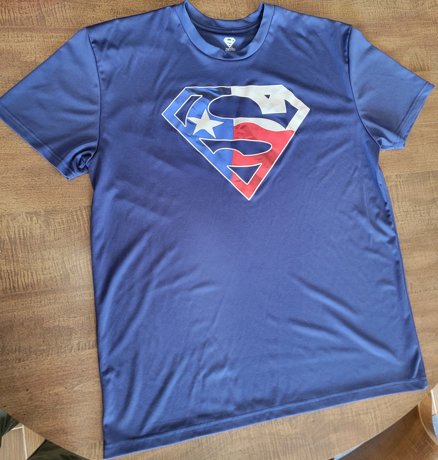 Blue xl dry fit superman t-shirt
brand new