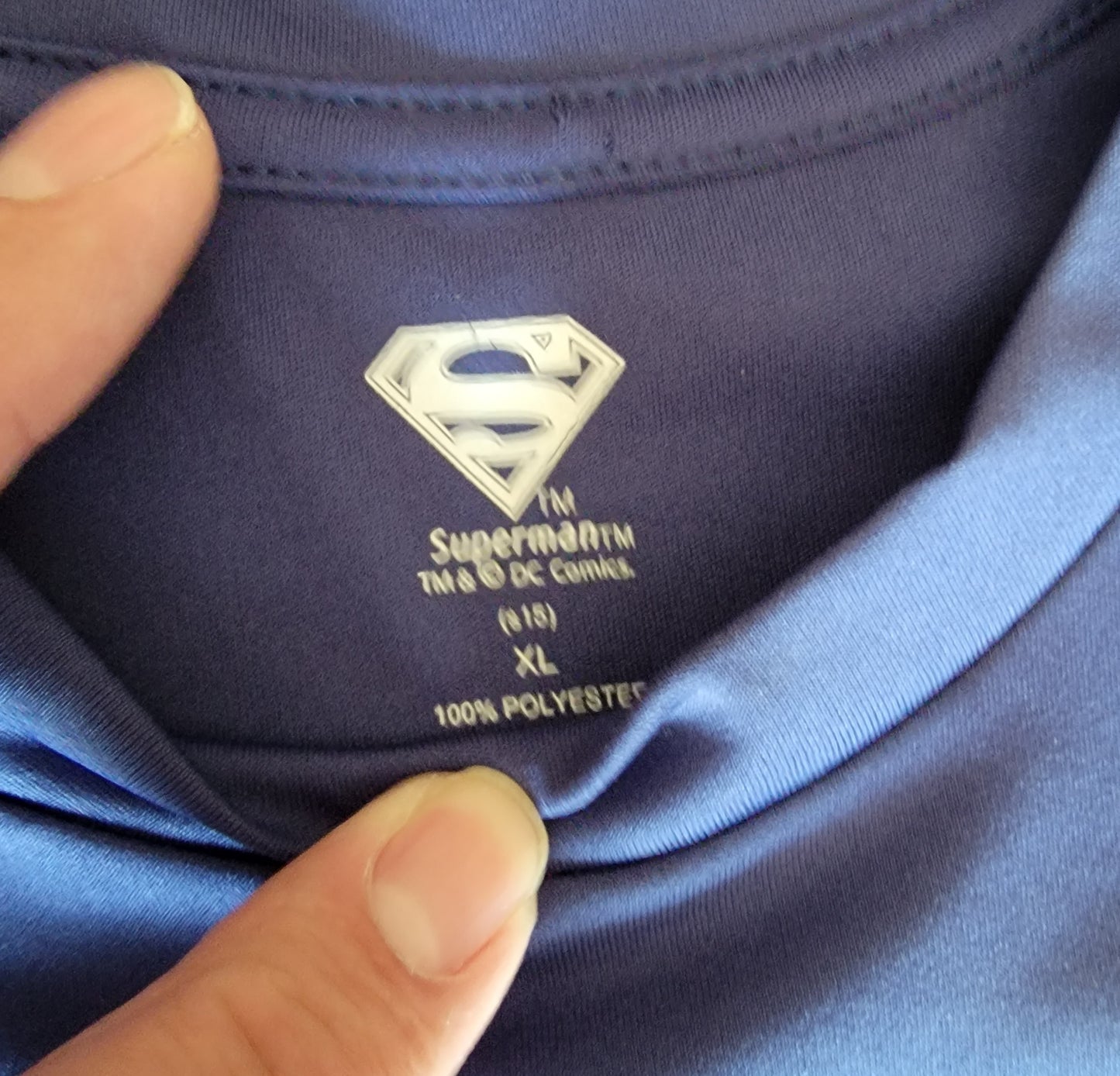 Blue xl dry fit superman t-shirt
brand new