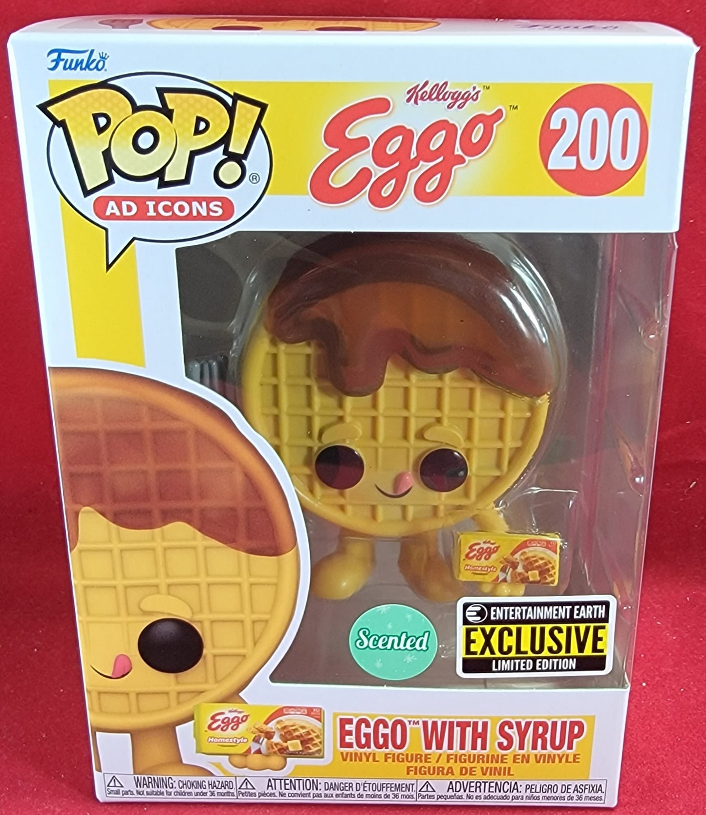 Eggo with syrup entertainment earth exclusive funko # 200 (nib)