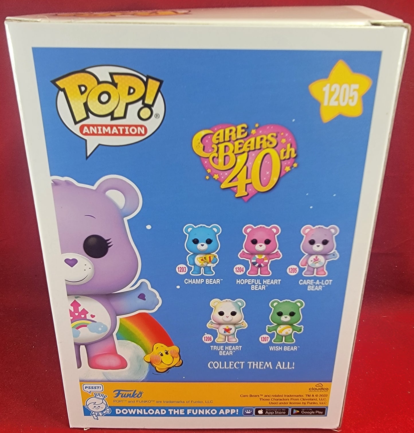 Care-a-lot bear chase funko # 1205 (nib)