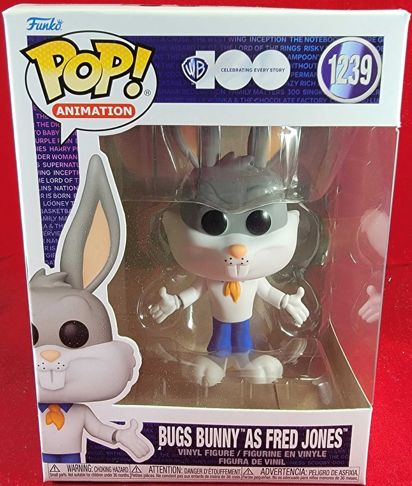 Bugs bunny as Fred Jones funko # 1239 (nib)