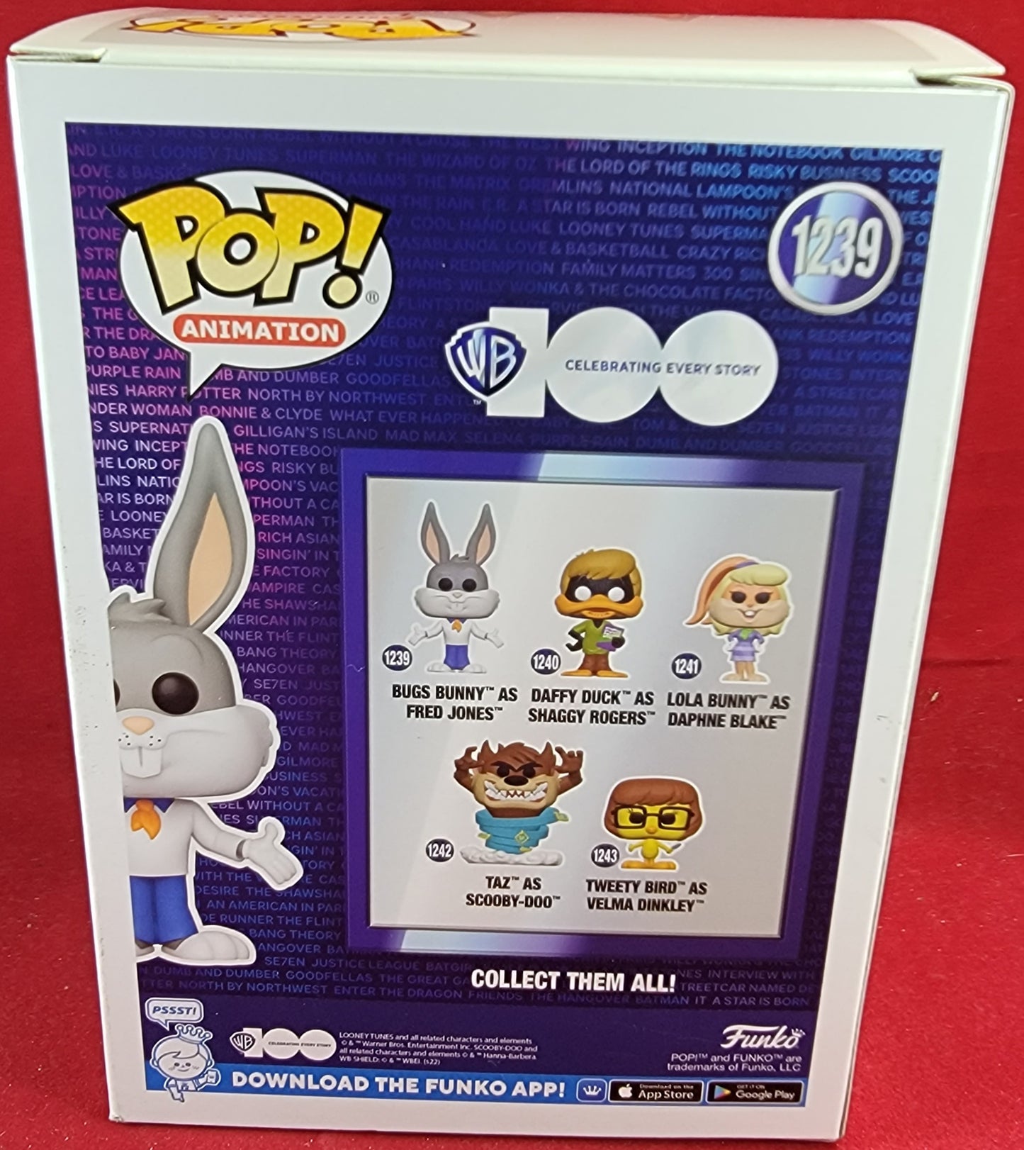 Bugs bunny as Fred Jones funko # 1239 (nib)