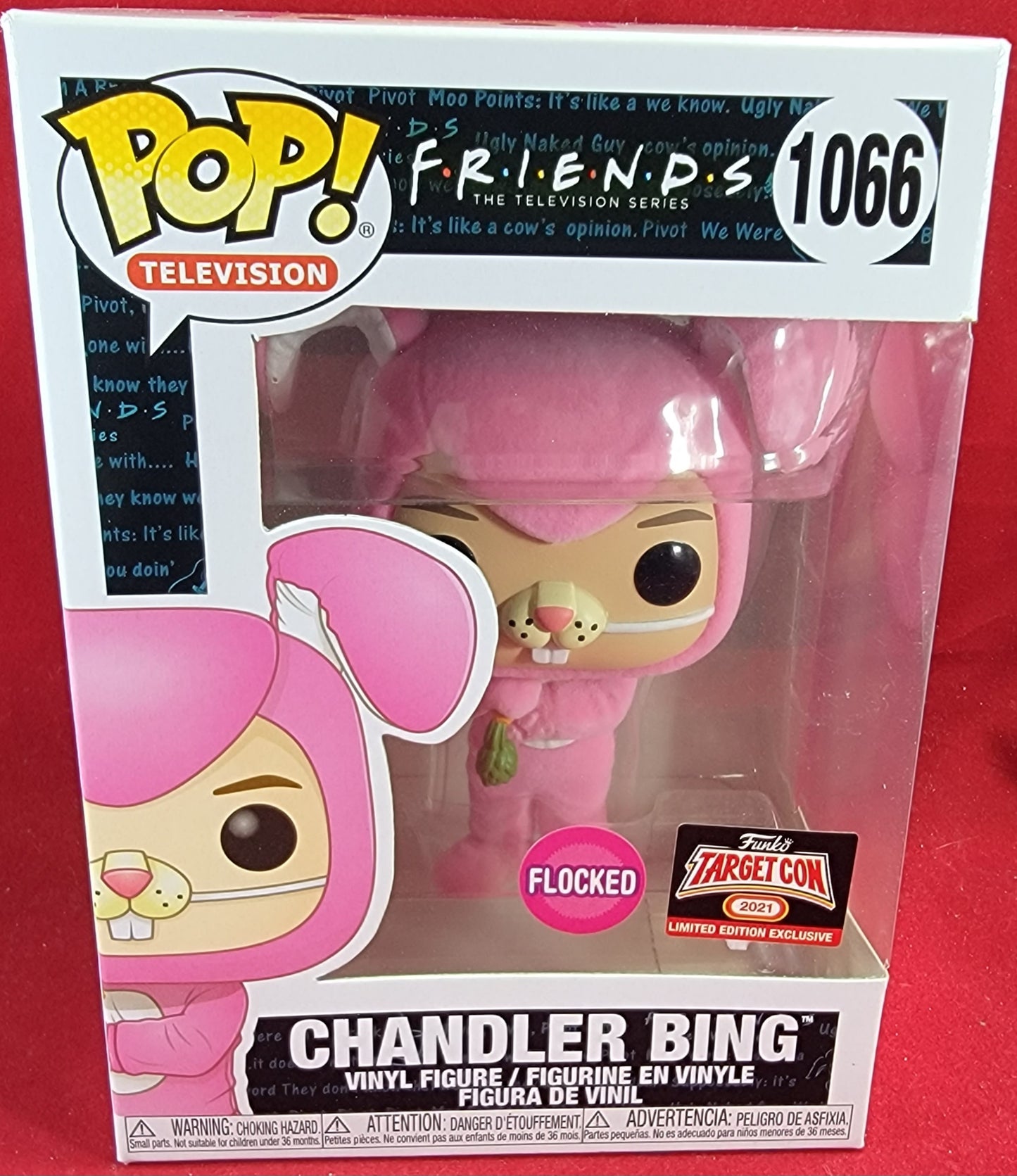 Chandler bing target con 2021 exclusive funko # 1061 (nib)