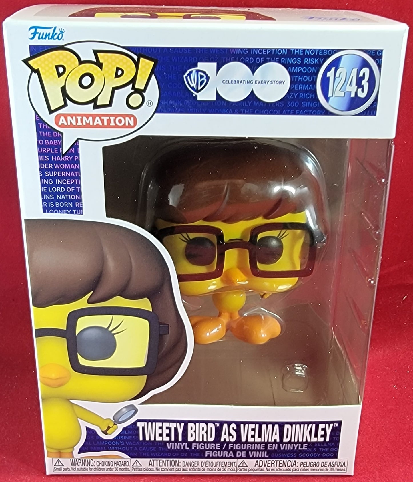 Tweety bird as Velma dinkley funko # 1243 (nib)