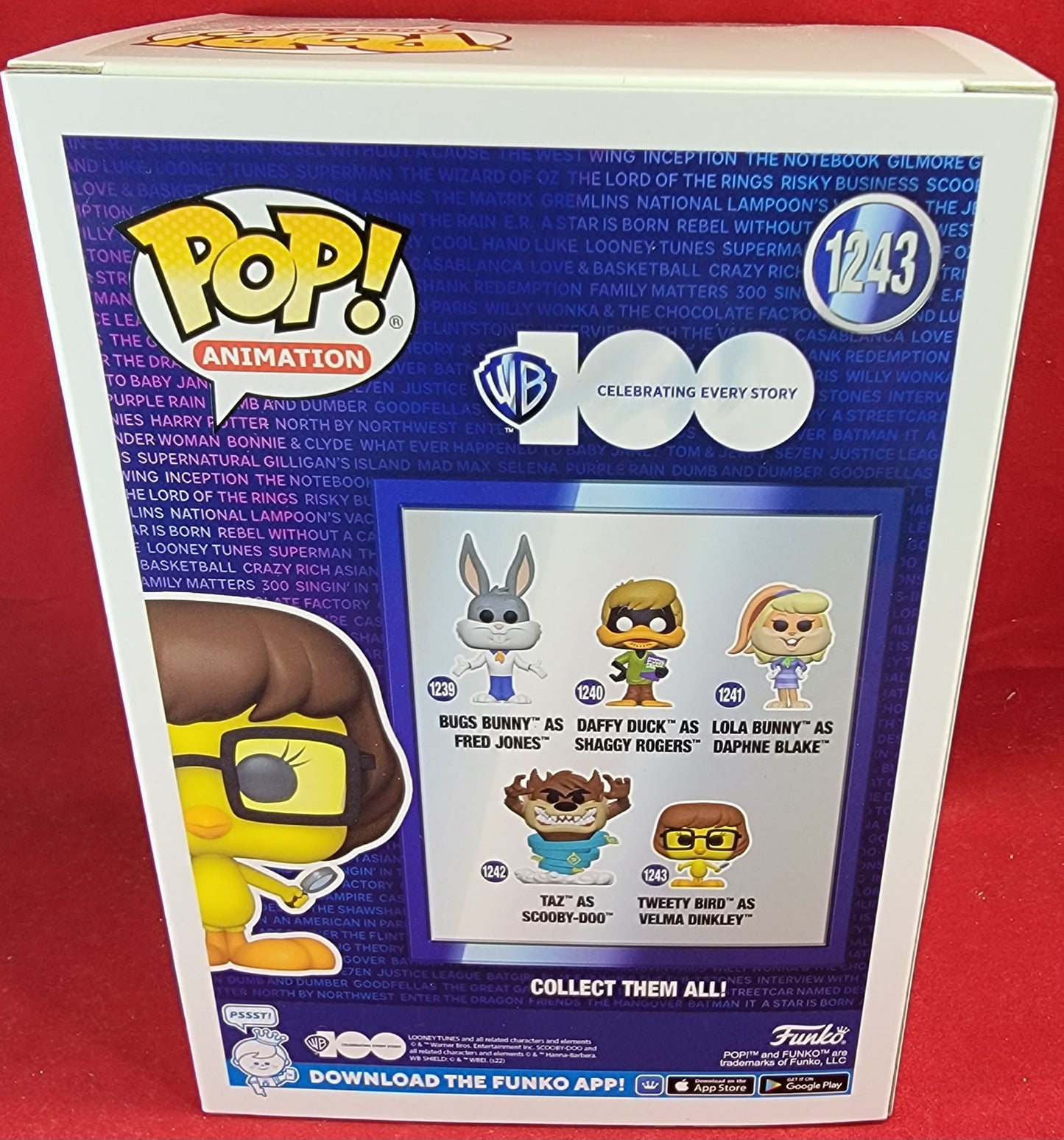 Tweety bird as Velma dinkley funko # 1243 (nib)