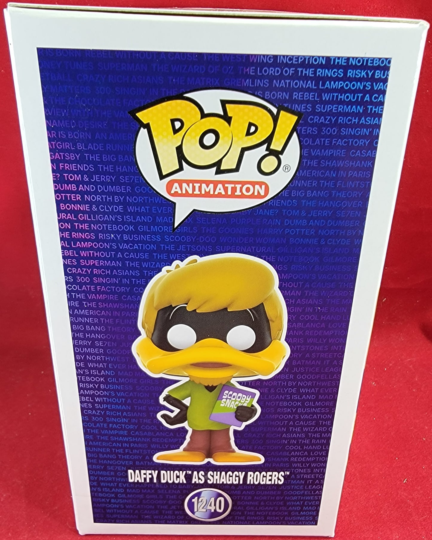 Daffy duck as shaggy Rogers funko # 1240 (nib)