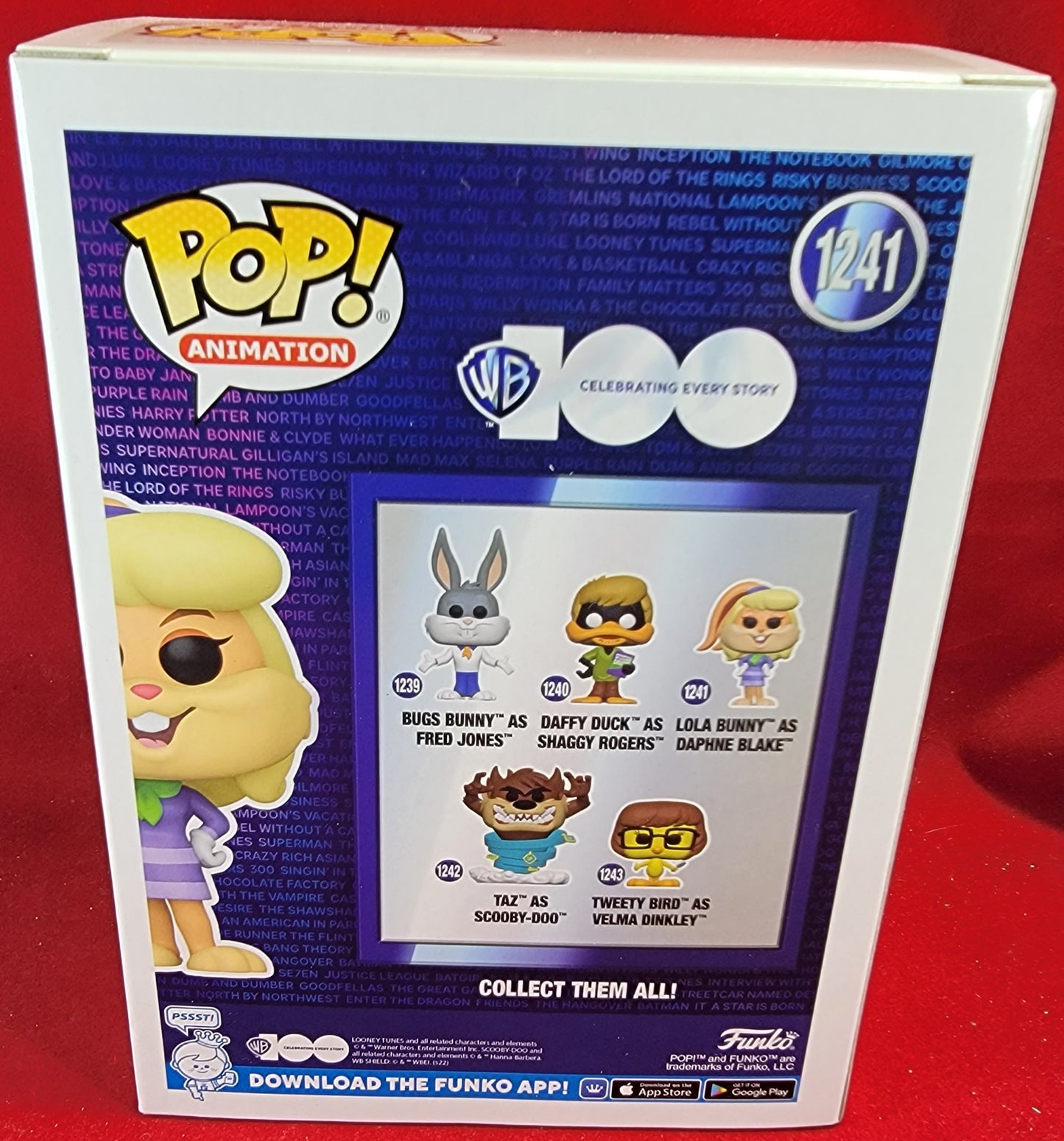 Lola bunny as Daphne blake funko # 1241 (nib)