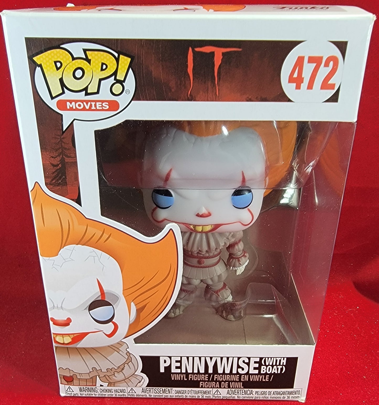 Pennywise (with boat) funko # 472 (nib)