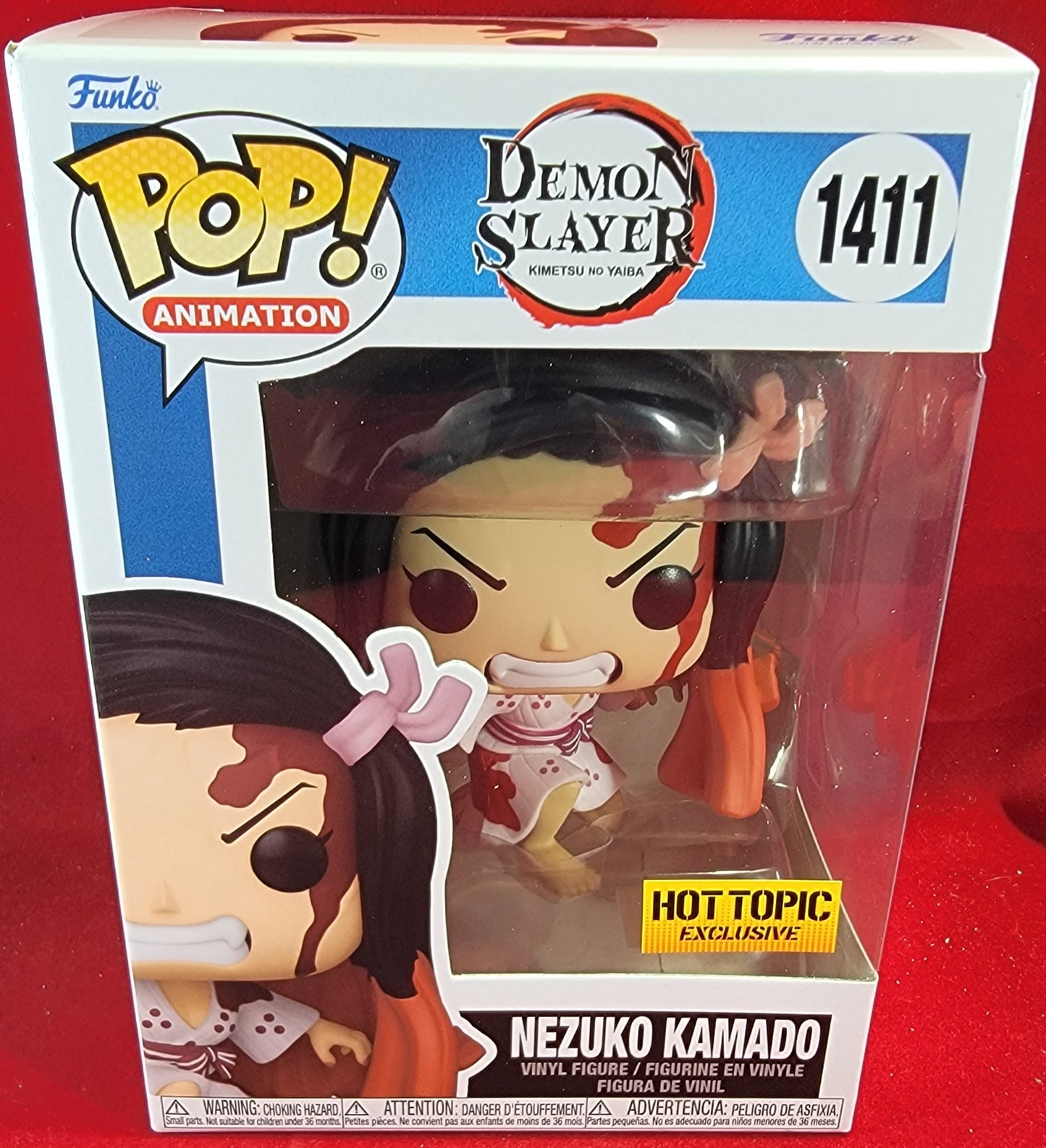 Nezuko kamado hot topic exclusive funko # 1411 (nib)