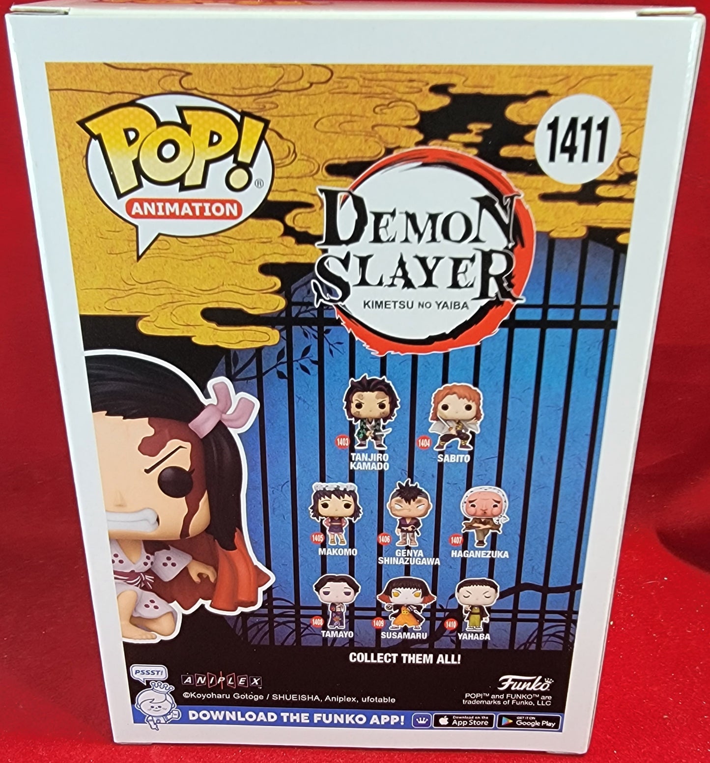 Nezuko kamado hot topic exclusive funko # 1411 (nib)