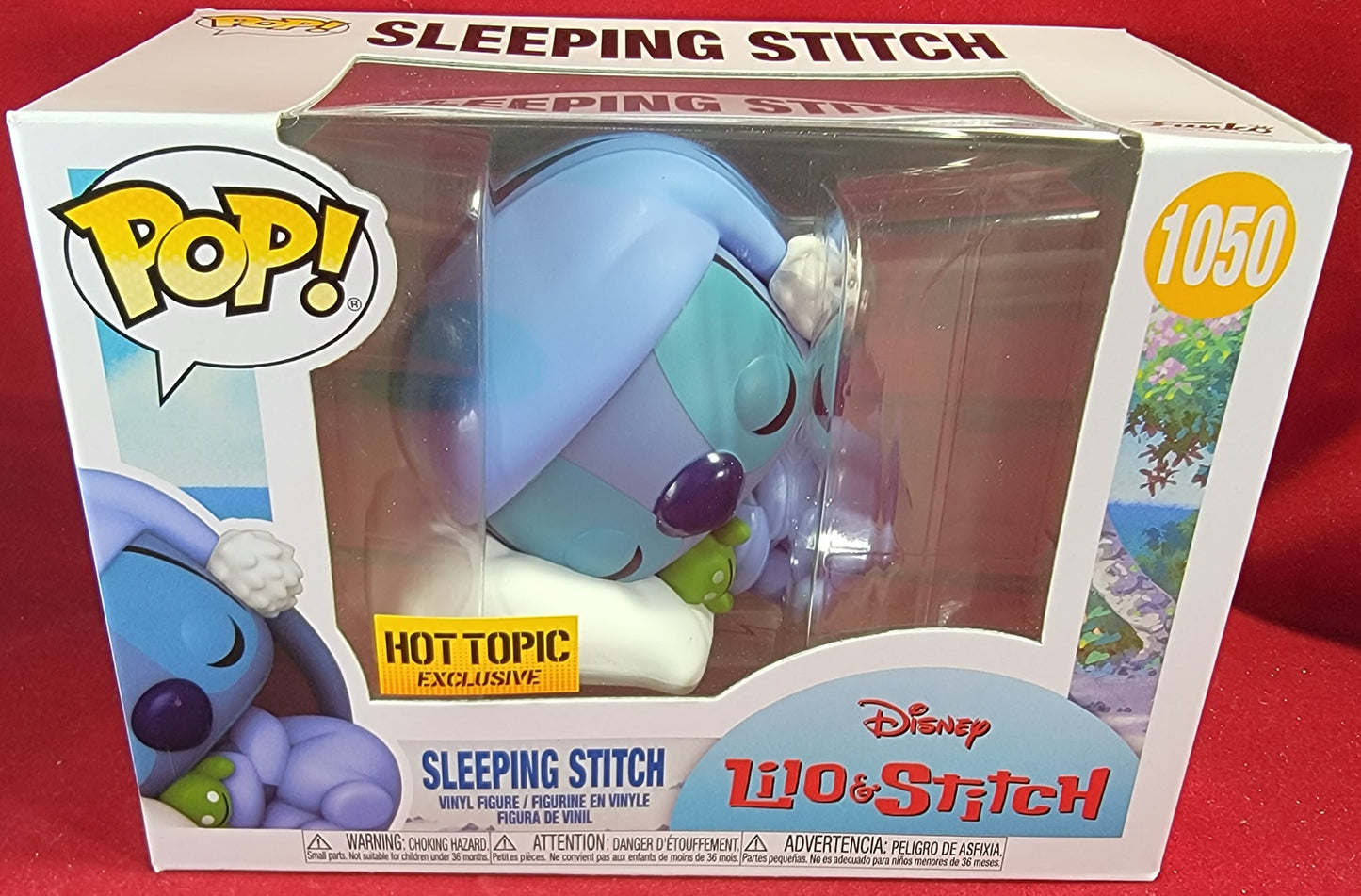 Sleeping stitch hot topic exclusive funko #1050 (nib)