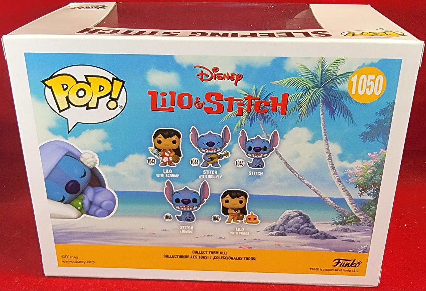 Sleeping stitch hot topic exclusive funko #1050 (nib)