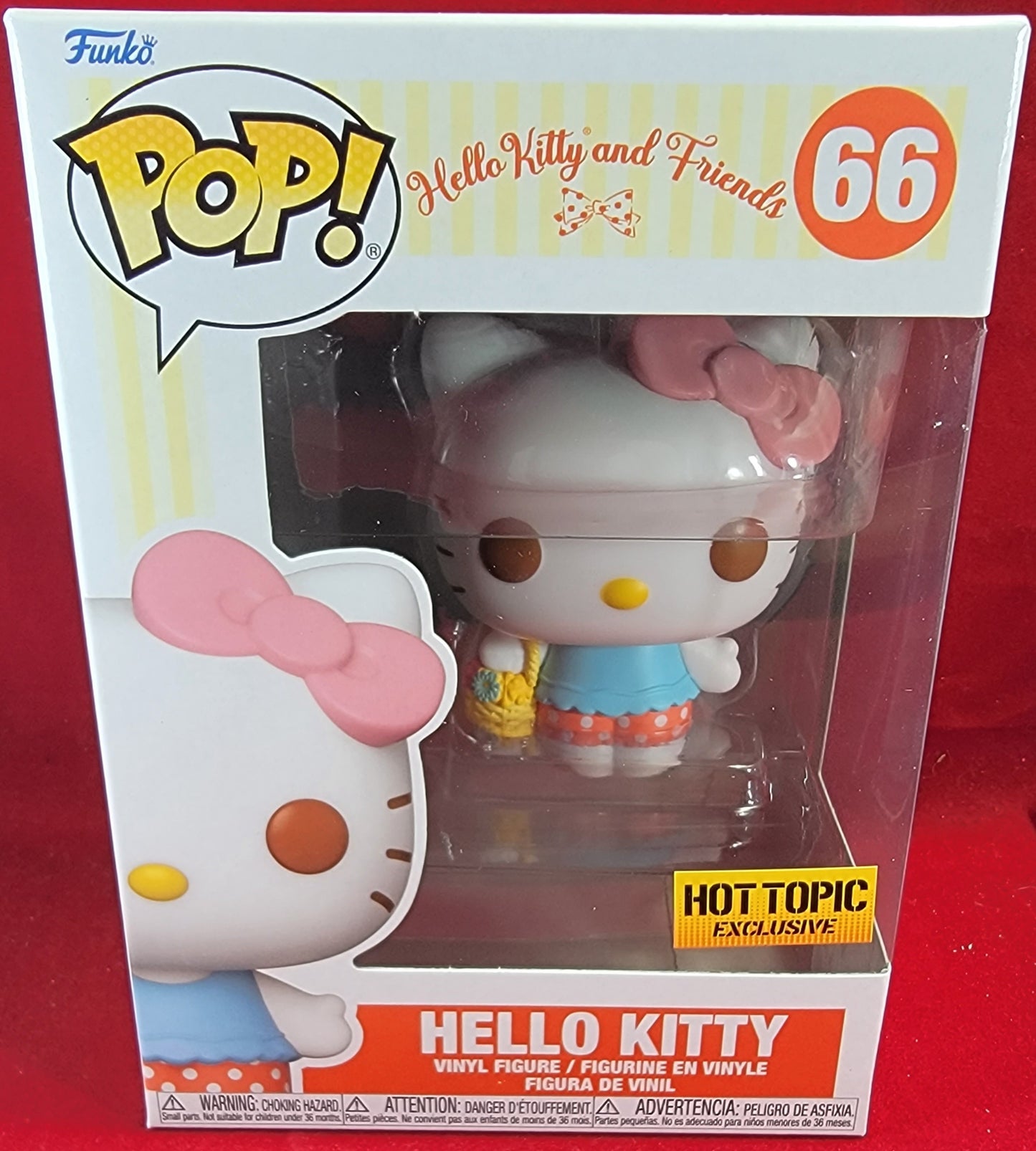 Hello kitty hot topic exclusive funko # 66 (nib)