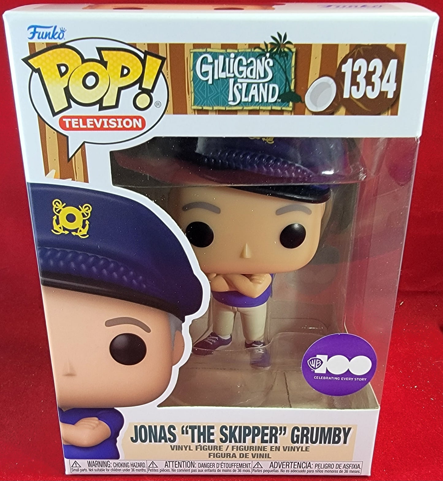 Jonas "the skipper" grumby funko #1334 (nib)