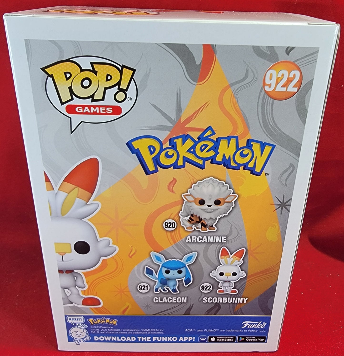 Scorbunny funko # 922 (nib)