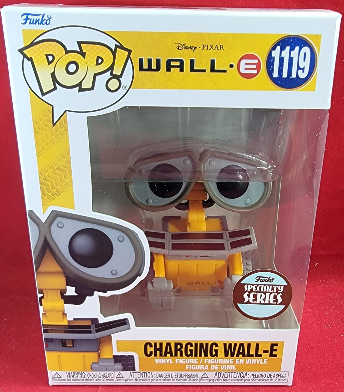 Charging wall-e specialty series funko # 1119 (nib)