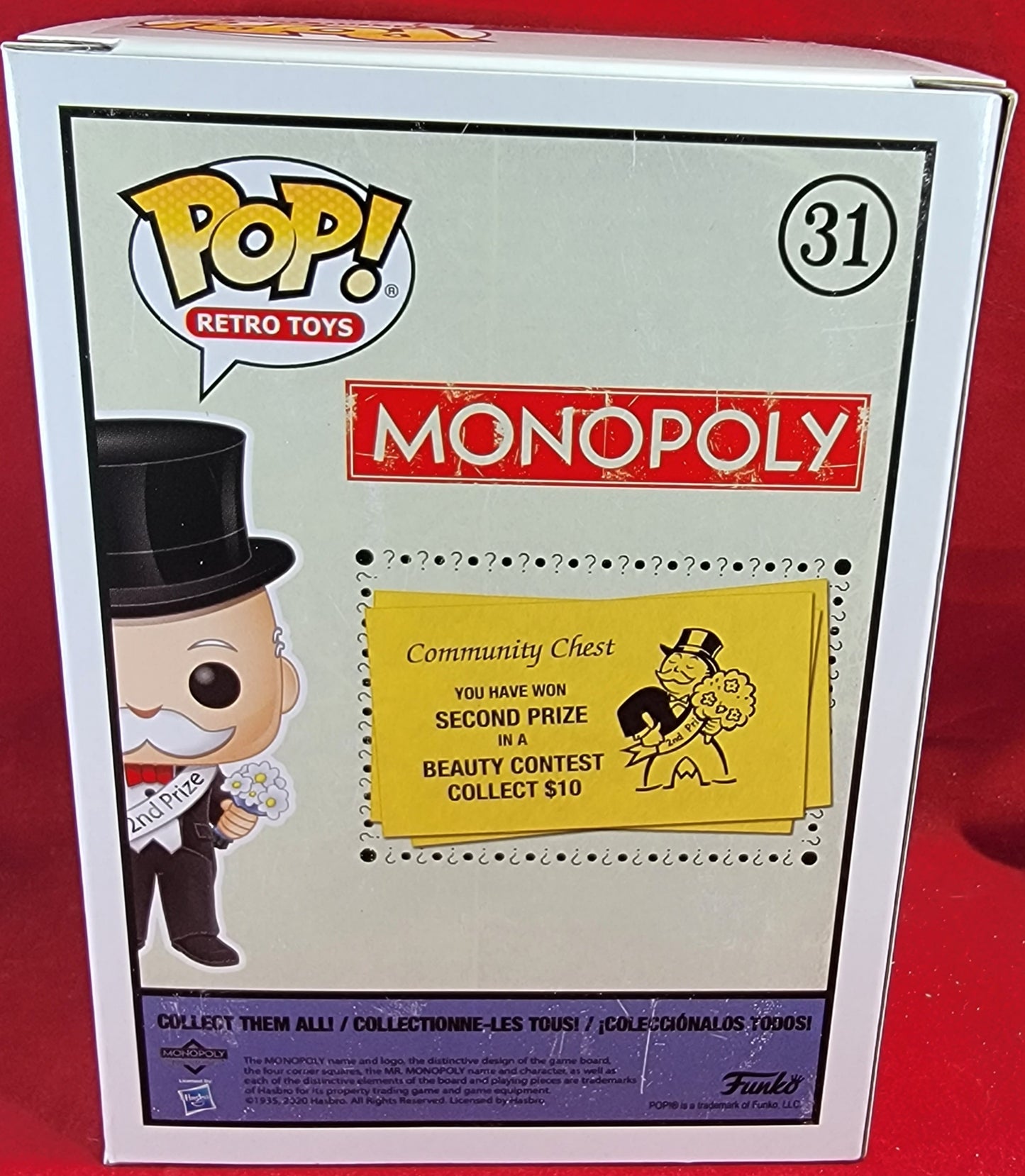 Mr. Monopoly beauty contest funko exclusive # 31 (nib)