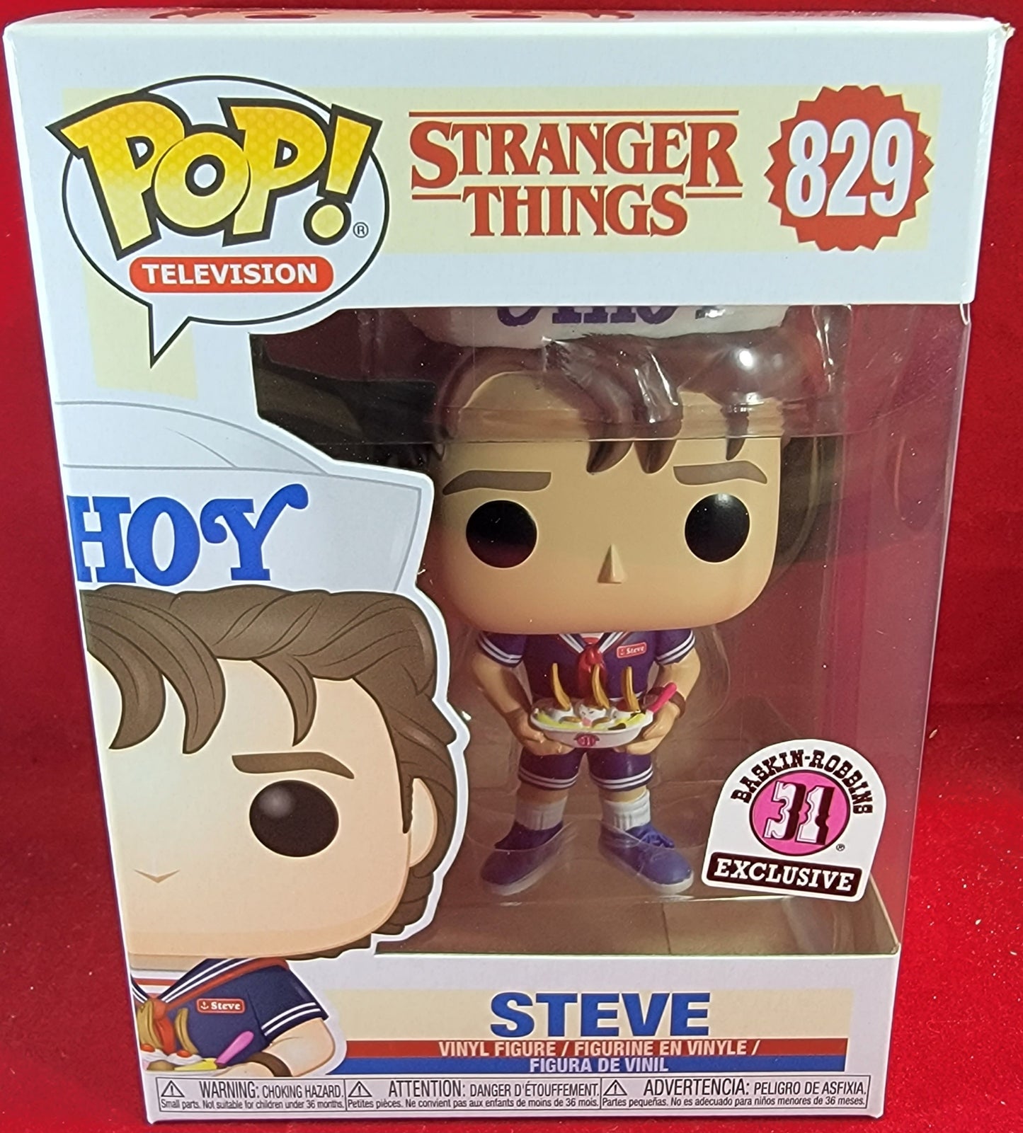 Steve baskin-Robbins exclusive funko # 829 (nib)