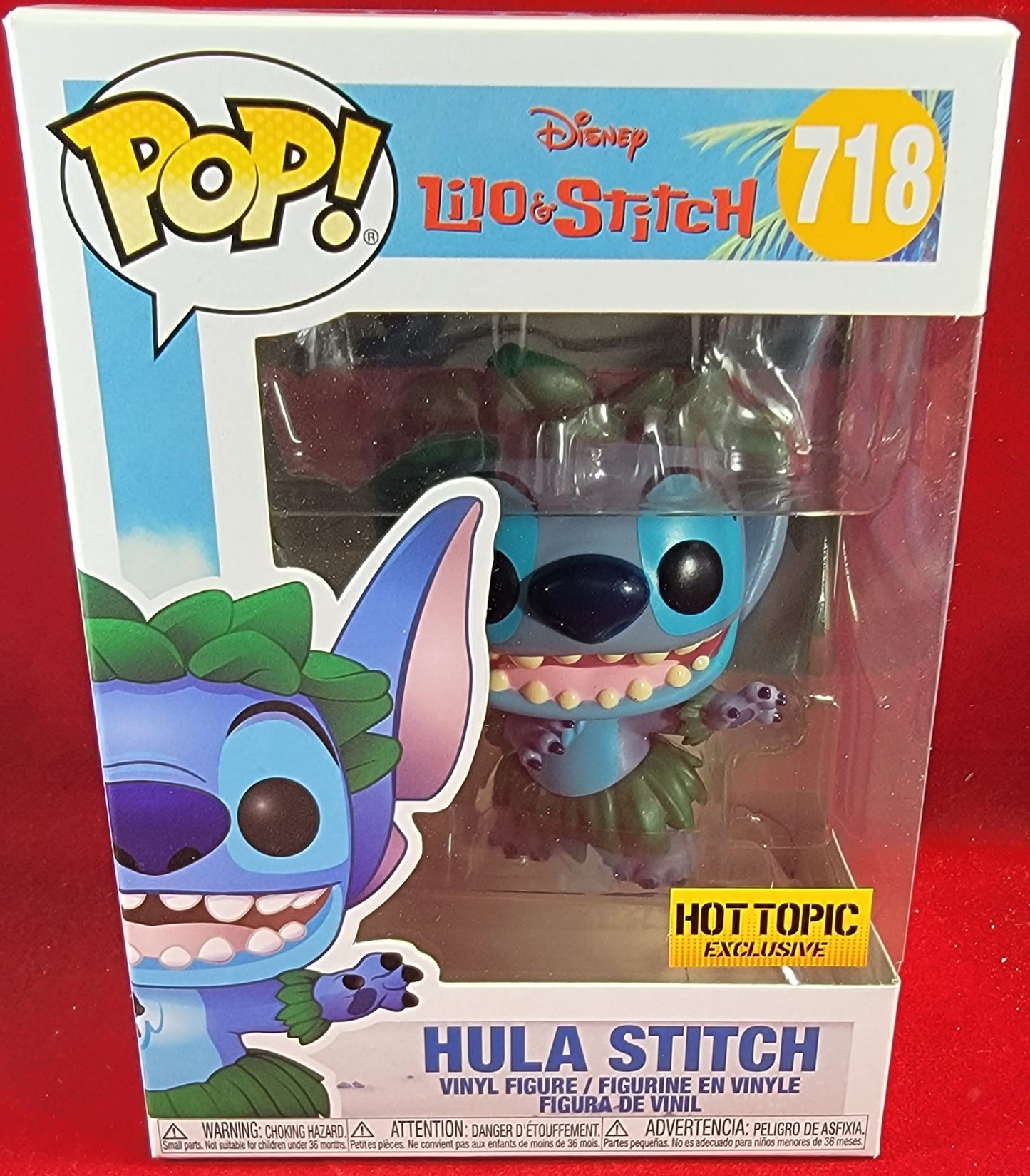 Hula stitch hot topic exclusive funko # 718 (nib)