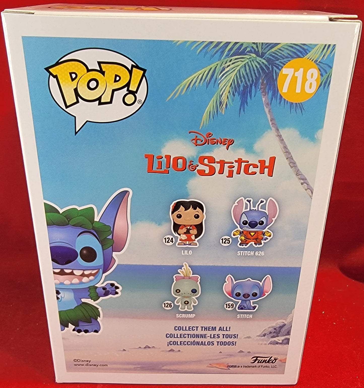 Hula stitch hot topic exclusive funko # 718 (nib)