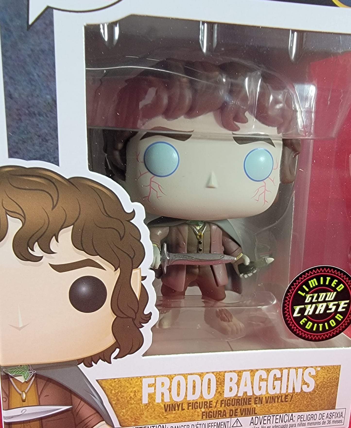 Frodo baggins chase funko # 444 (nib)