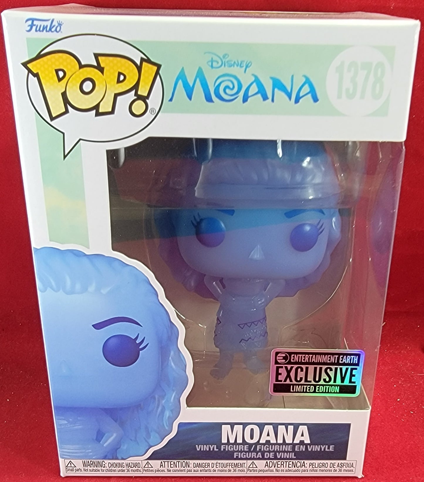 Moana entertainment earth exclusive funko # 1378 (nib)