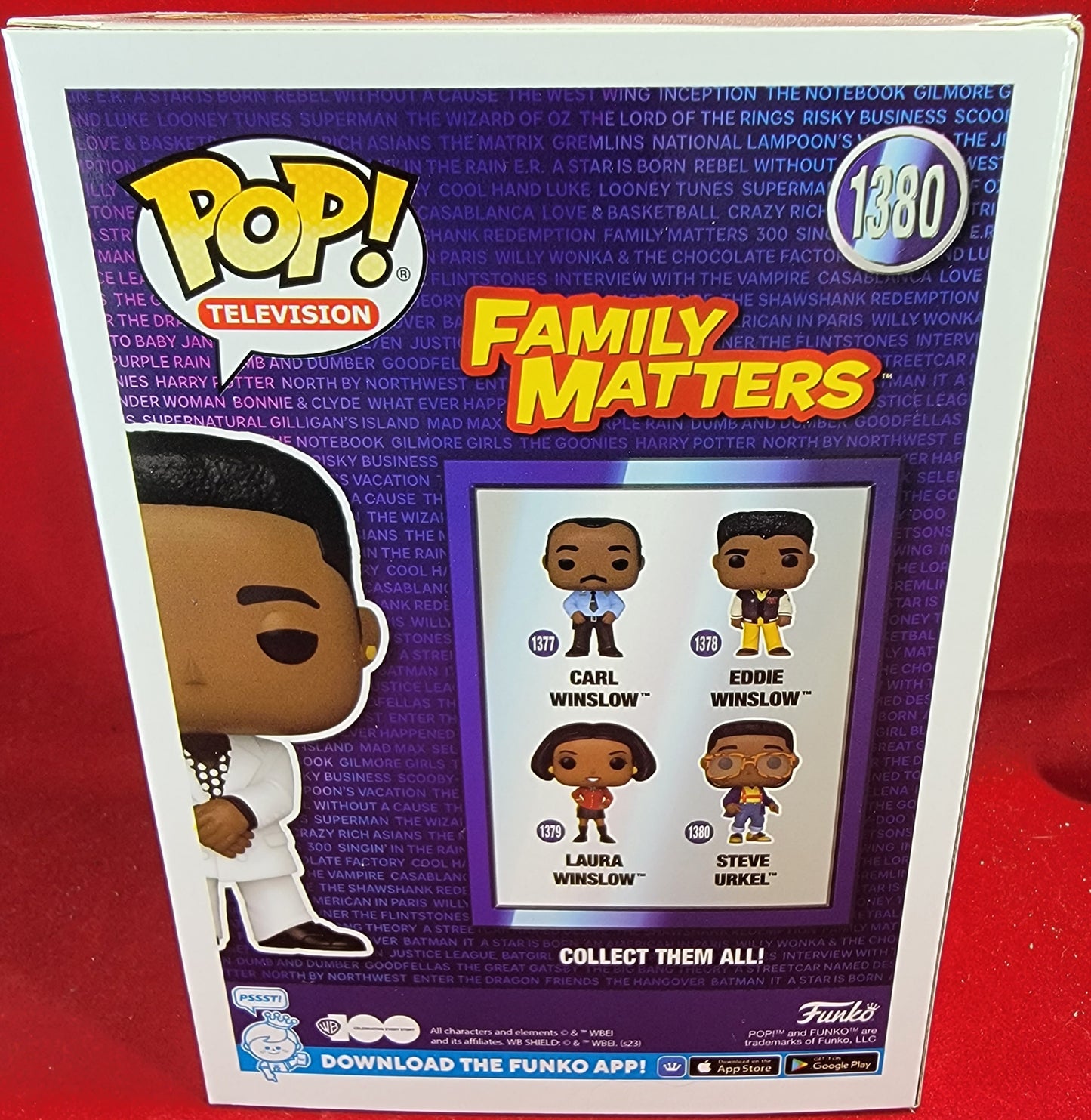 Steve urkel chase funko # 1380 (nib)