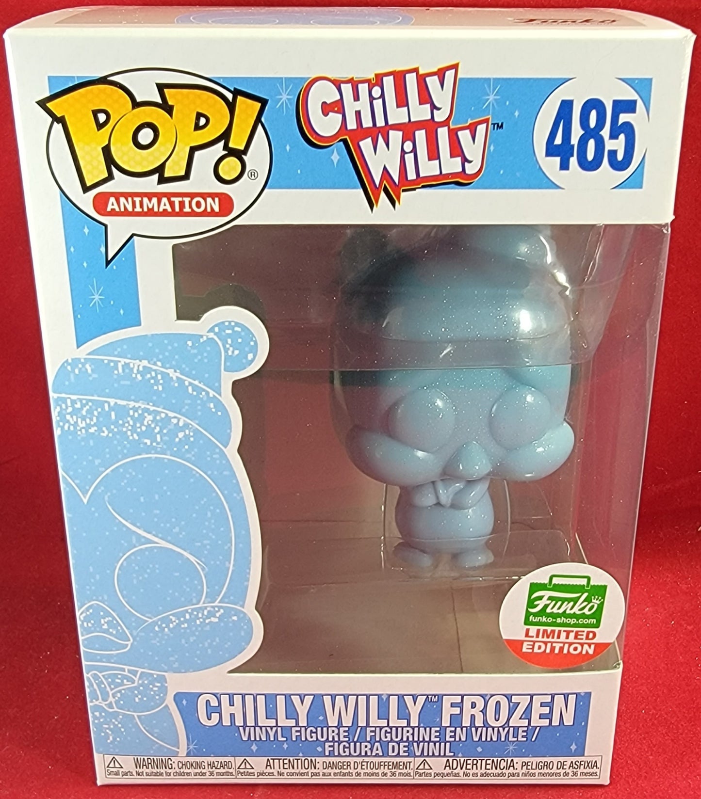 Chilly willy frozen funko exclusive # 485 (nib)