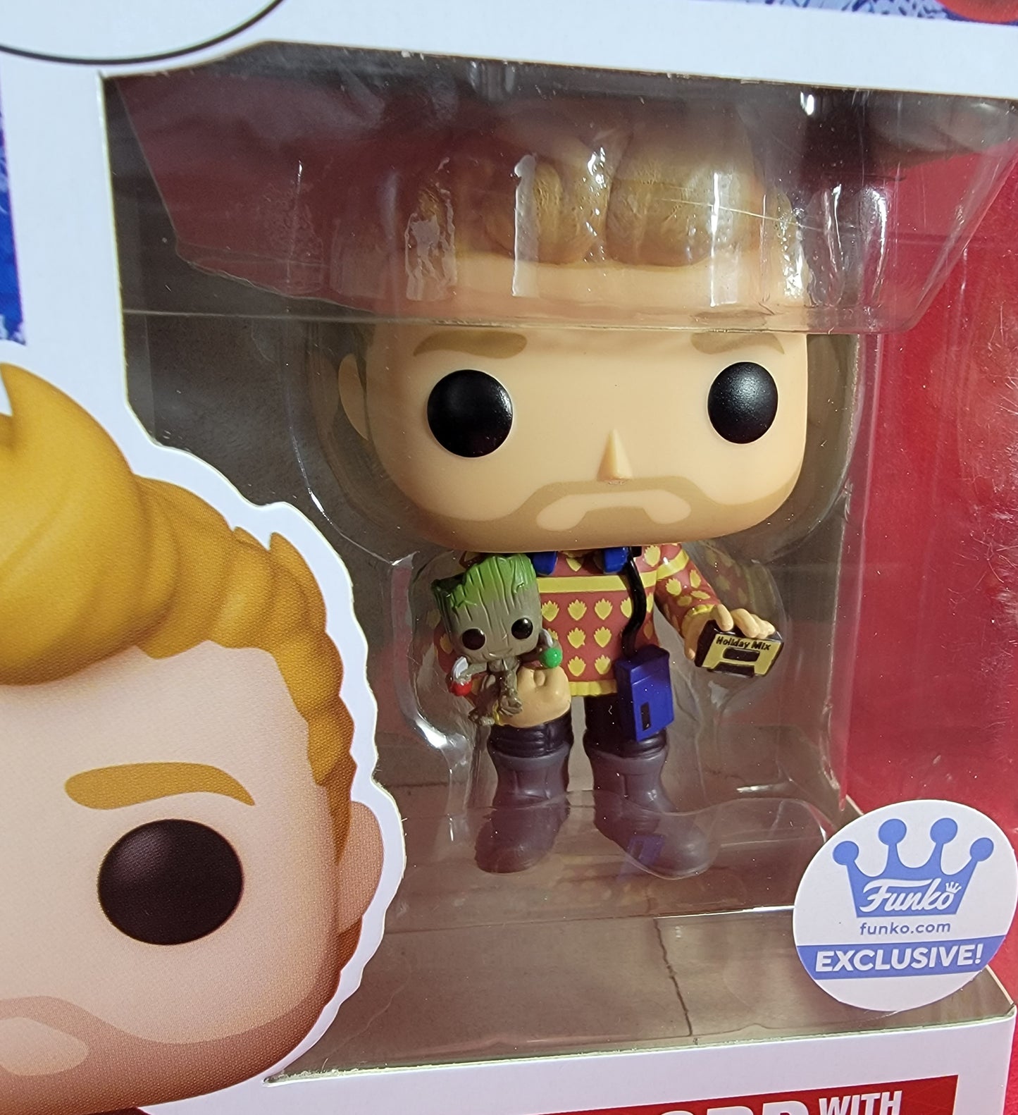 Star-lord with groot funko exclusive # 1125 (nib)