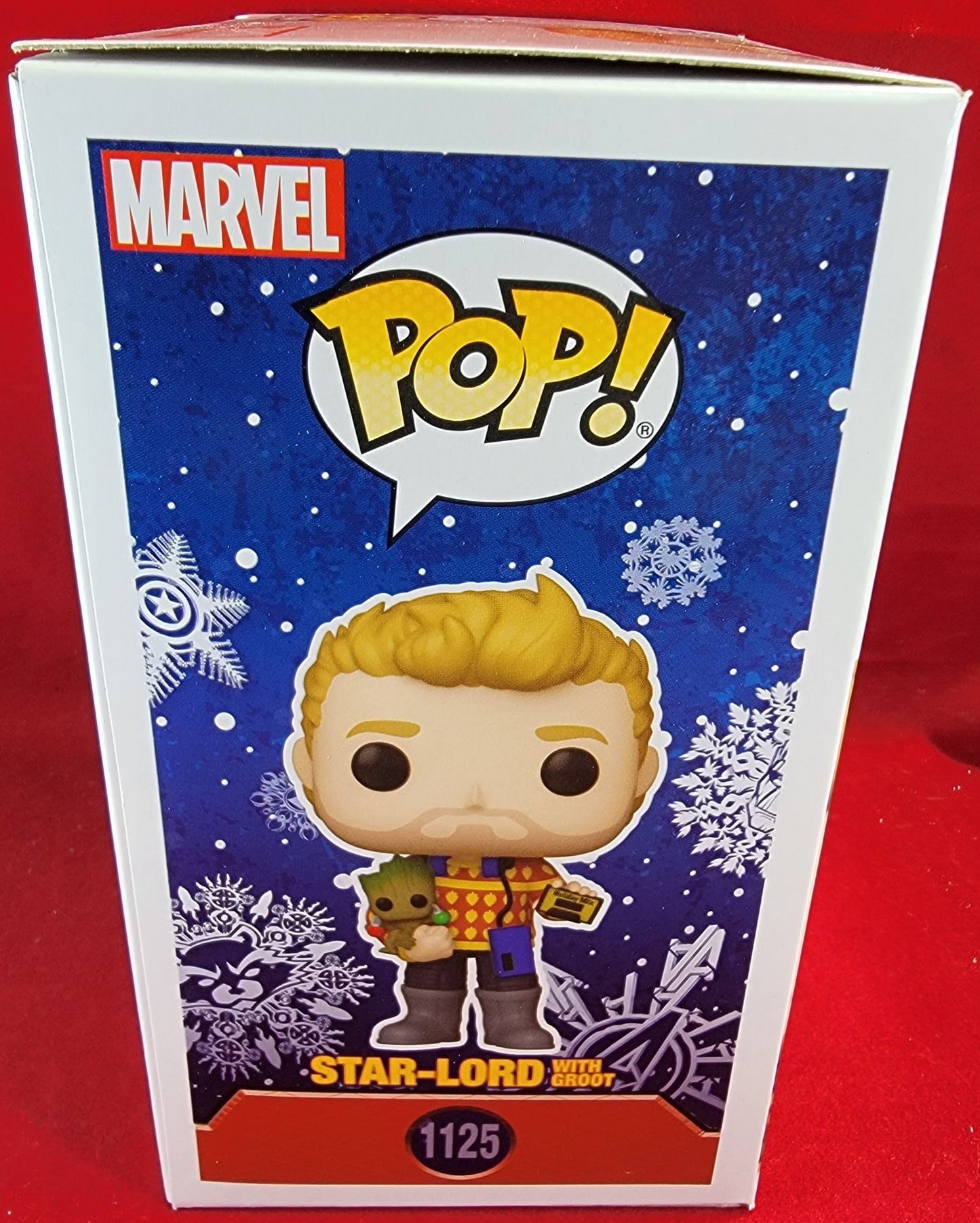 Star-lord with groot funko exclusive # 1125 (nib)