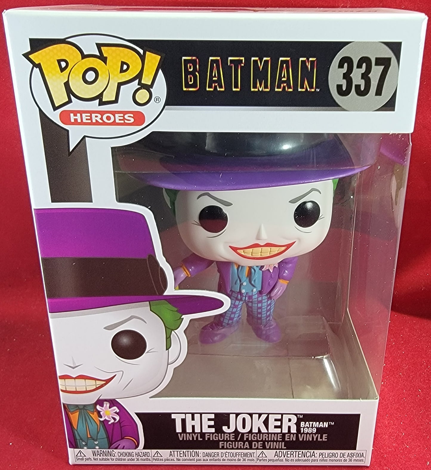 Joker batman 1989 funko # 337 (nib)