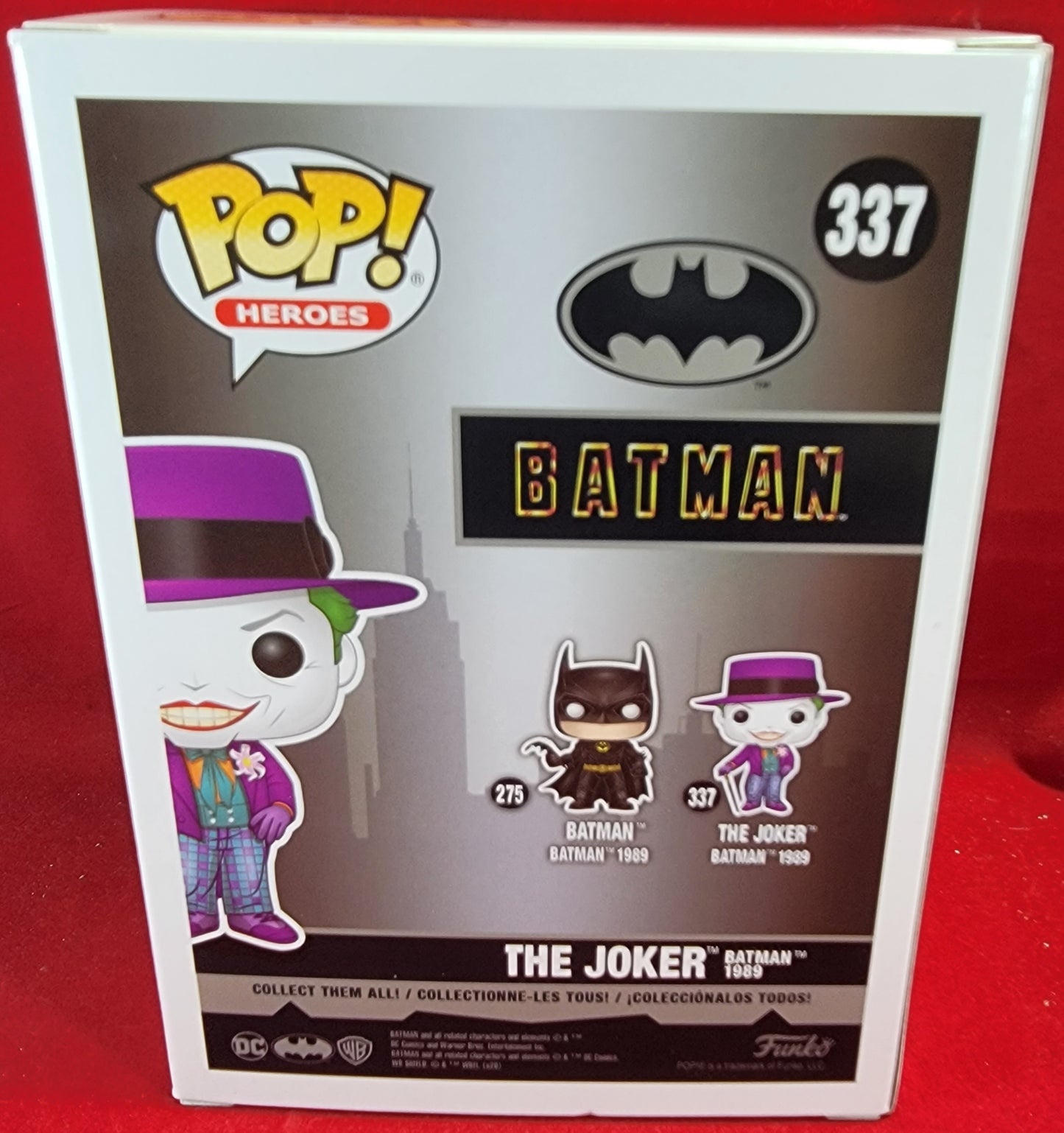 Joker batman 1989 funko # 337 (nib)