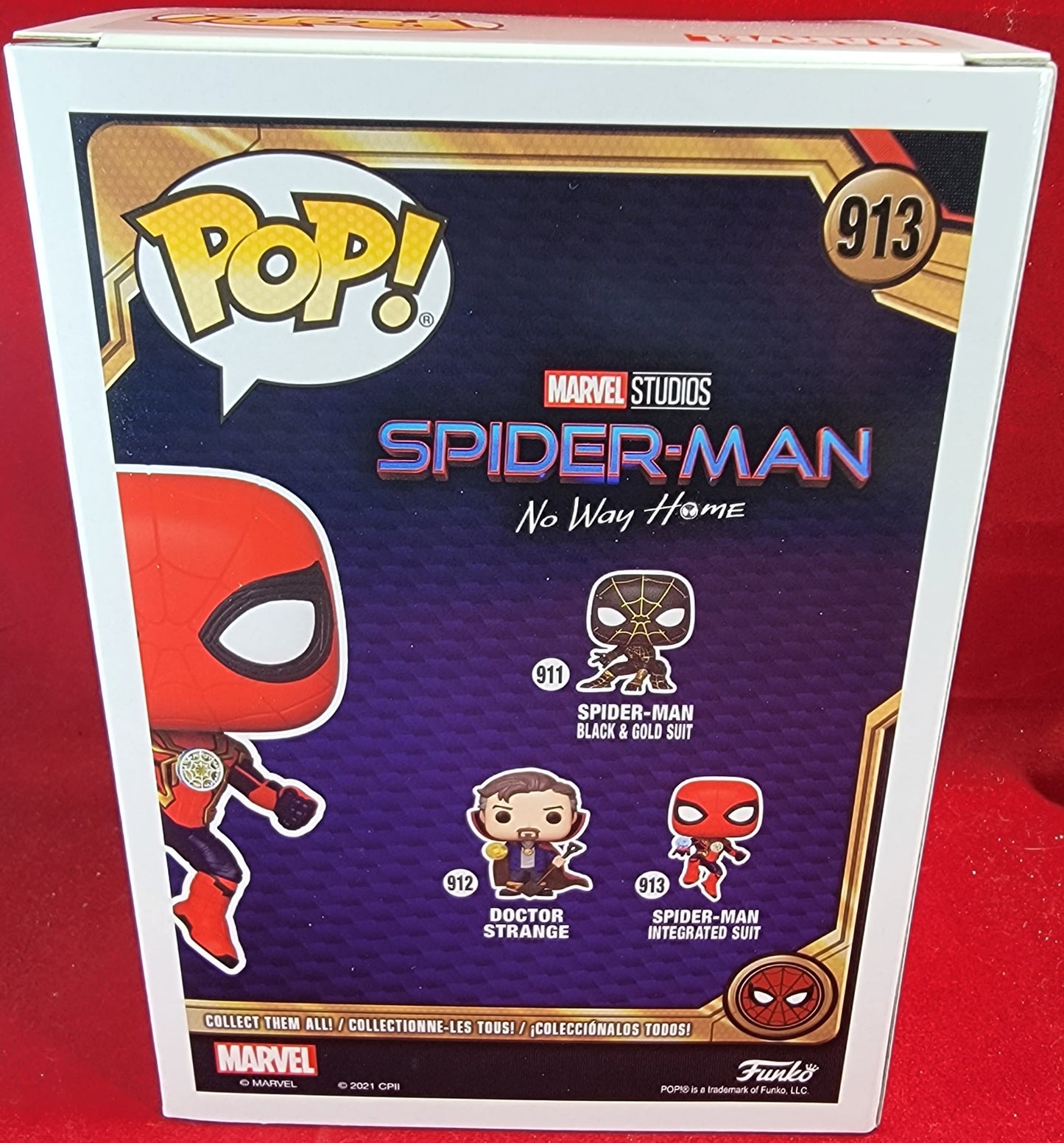 Spider-Man integrated suit funko # 913 (nib)