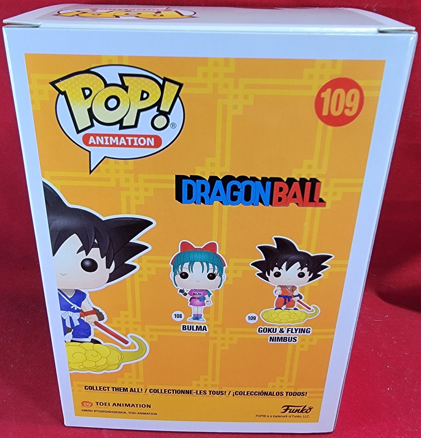 Goku & flying nimbus funko # 109 (nib)