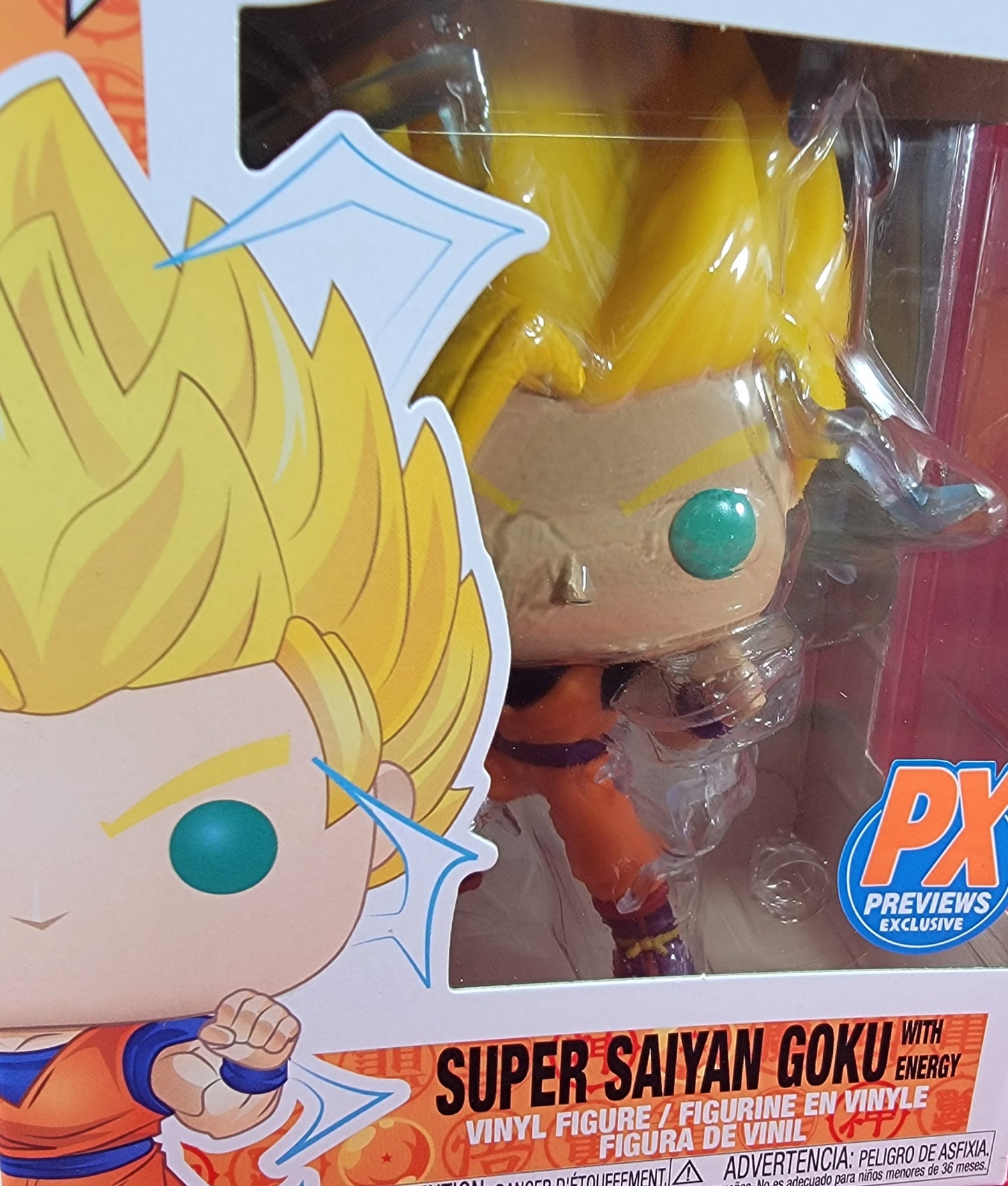 Super saiyan goku with energy px review funko # 865 (nib)