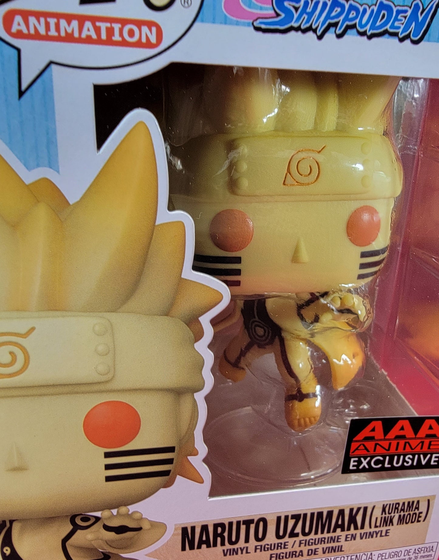 Naruto uzumaki (kurama link mode) aaa anime exclusive # 1465 (nib)