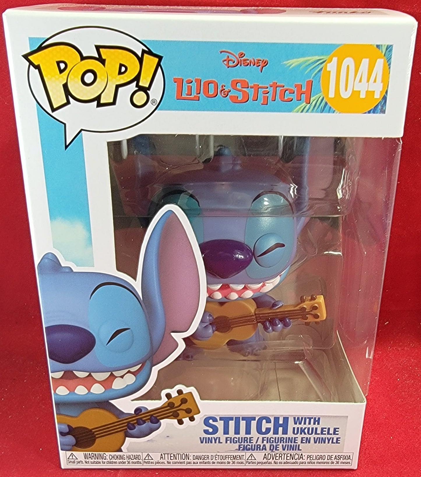 Stitch with ukulele funko # 1044 (nib)