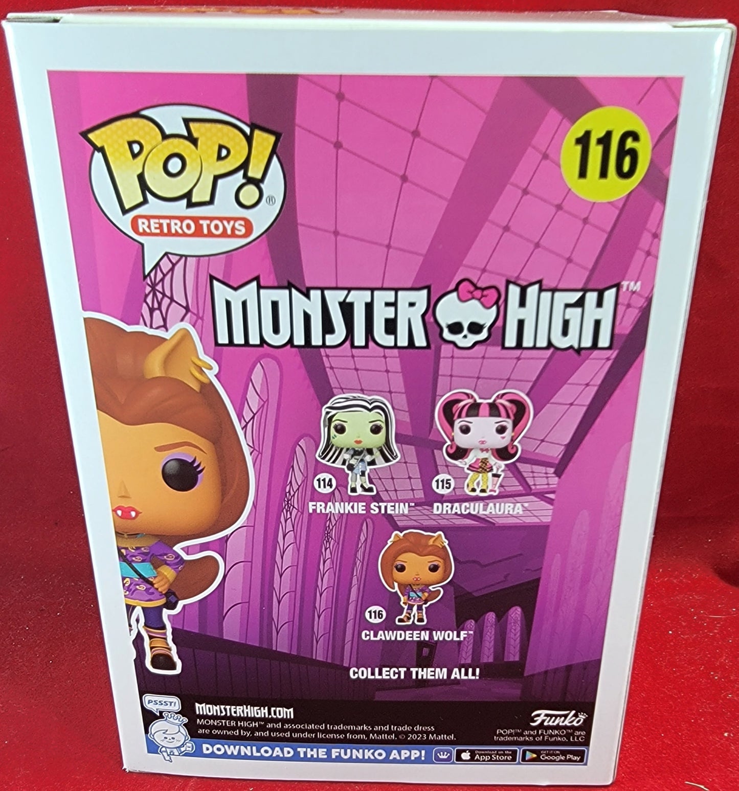 Clawdeen wolf funko # 116 (nib)