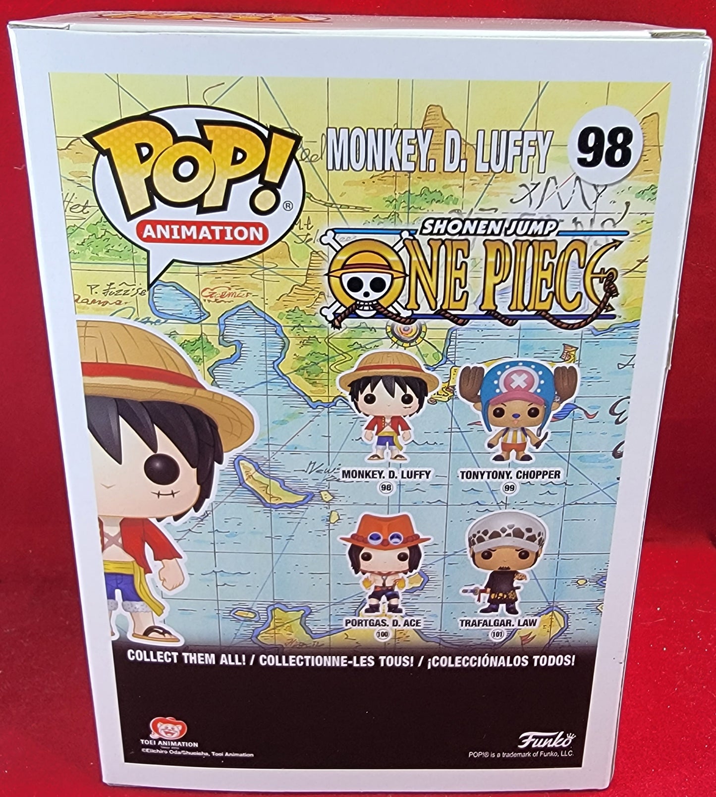 Monkey. D. Luffy funko # 98 (nib)